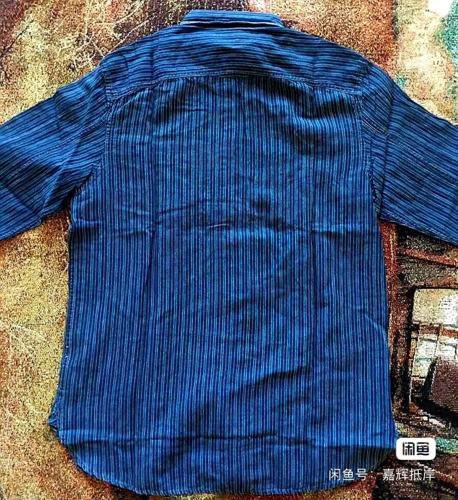 RRL Ralph Lauren RRL Vintage Stripe Shirt Size US S / EU 44-46 / 1 - 5 Thumbnail