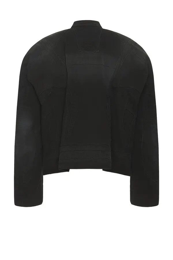 Balenciaga Racer Denim Jacket Sunbleched Size US S / EU 44-46 / 1 - 2 Thumbnail