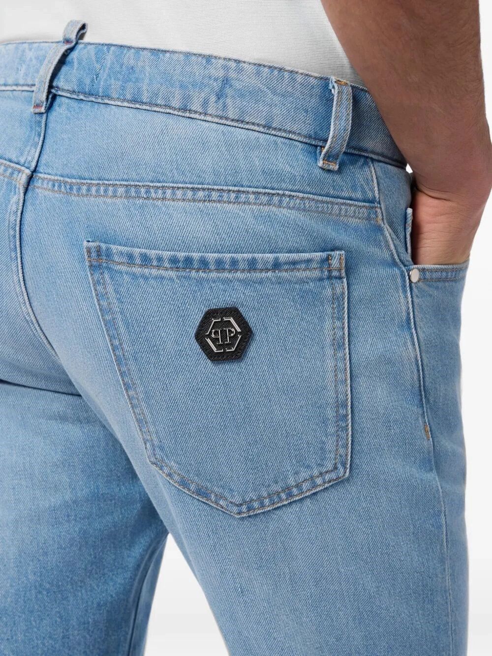 Philipp Plein Basic Straight Cut Jeans Size US 34 / EU 50 - 4 Thumbnail