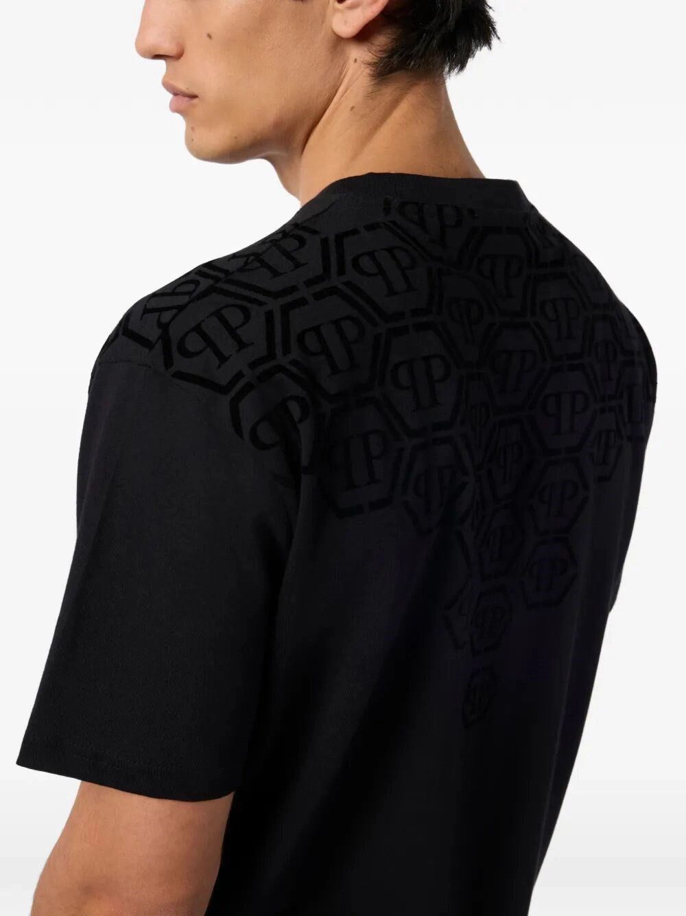 Philipp Plein Round-Neck T-Shirt Degrade Monogram Size US S / EU 44-46 / 1 - 4 Thumbnail