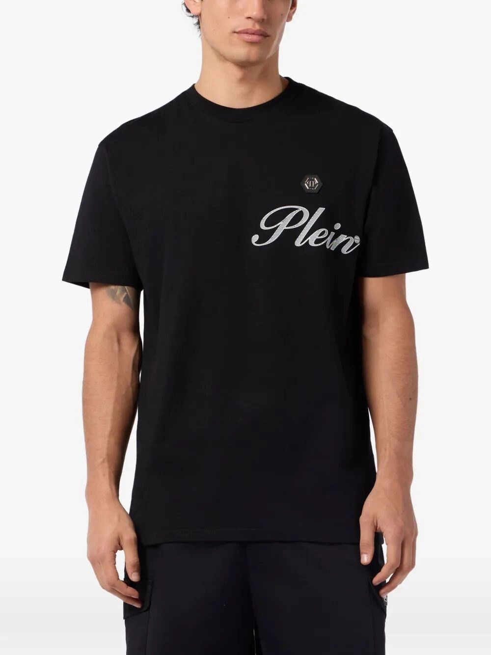 Philipp Plein Round-Neck T-Shirt Signature Size US M / EU 48-50 / 2 - 2 Thumbnail