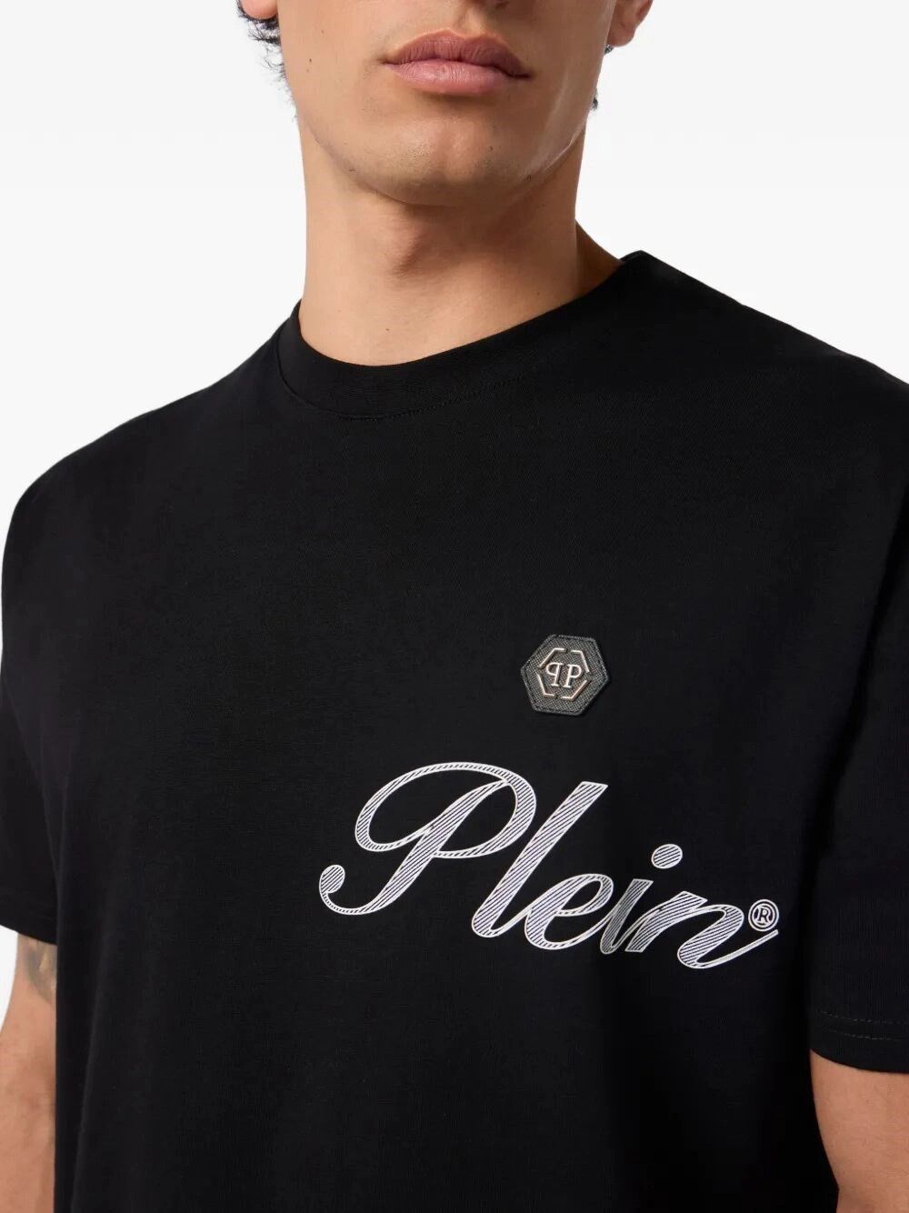 Philipp Plein Round-Neck T-Shirt Signature Size US S / EU 44-46 / 1 - 4 Thumbnail