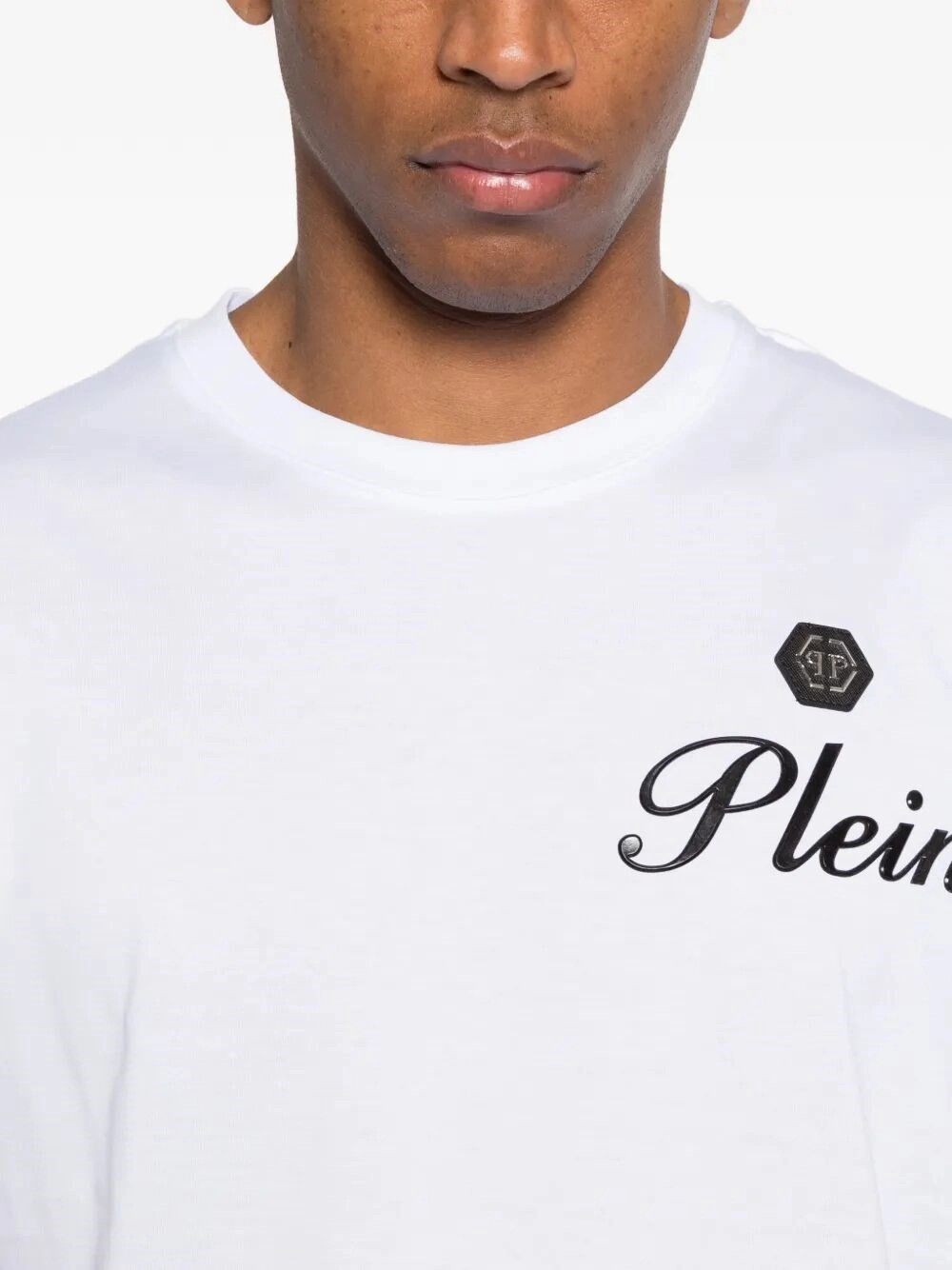 Philipp Plein Round-Neck T-Shirt Embossed Signature Size US S / EU 44-46 / 1 - 4 Thumbnail