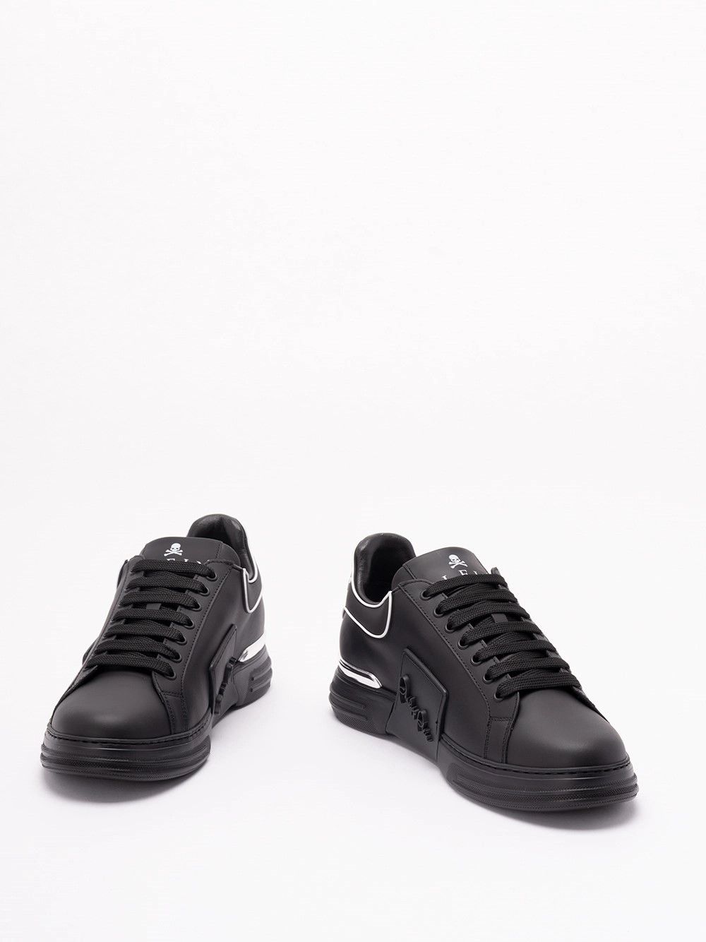 Philipp Plein Low-Top Sneakers `Phantom Kick$` Size US 9 / EU 42 - 2 Thumbnail