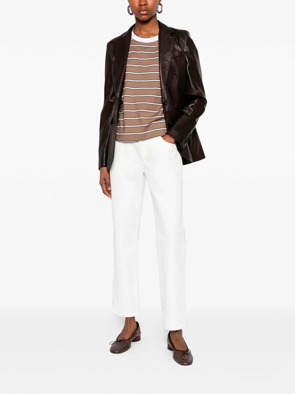 Tagliatore Leather Jacket Size L / US 10 / IT 46 - 2 Thumbnail