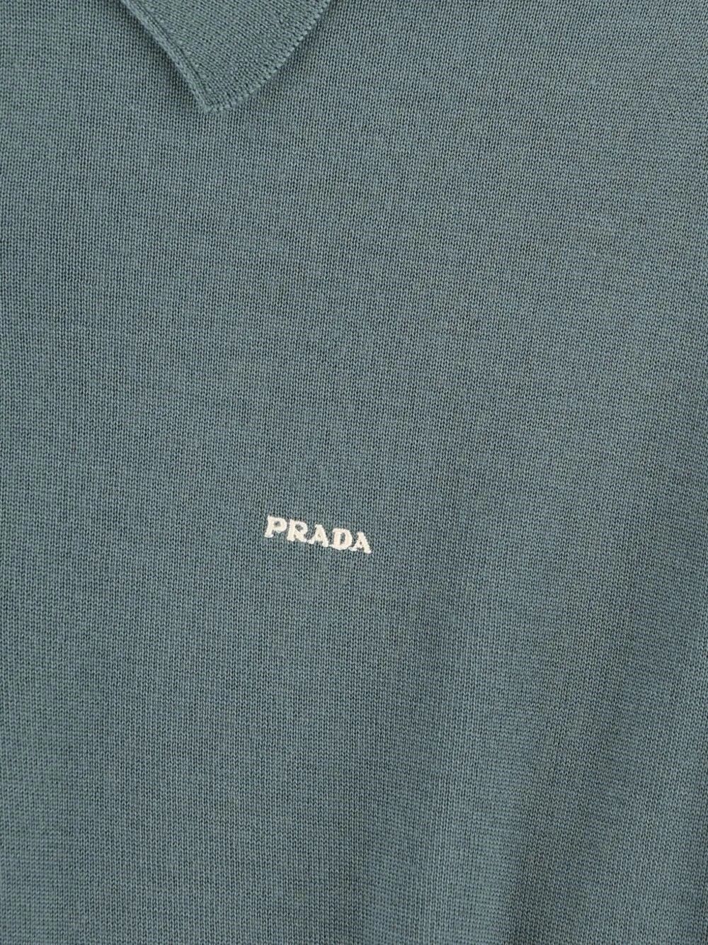 Prada Superfine Wool Polo Shirt Size US M / EU 48-50 / 2 - 4 Thumbnail