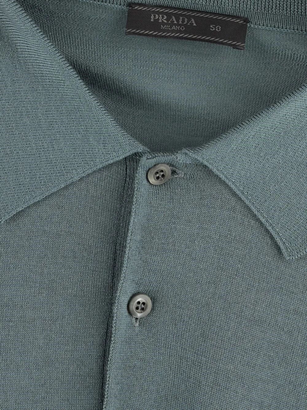 Prada Superfine Wool Polo Shirt Size US M / EU 48-50 / 2 - 3 Thumbnail