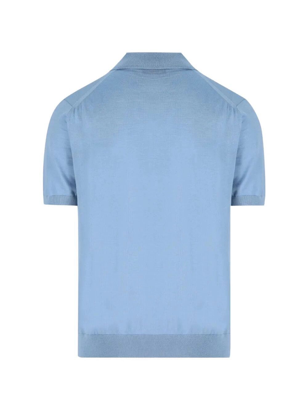 Prada Superfine Wool Polo Shirt Size US XL / EU 56 / 4 - 2 Thumbnail