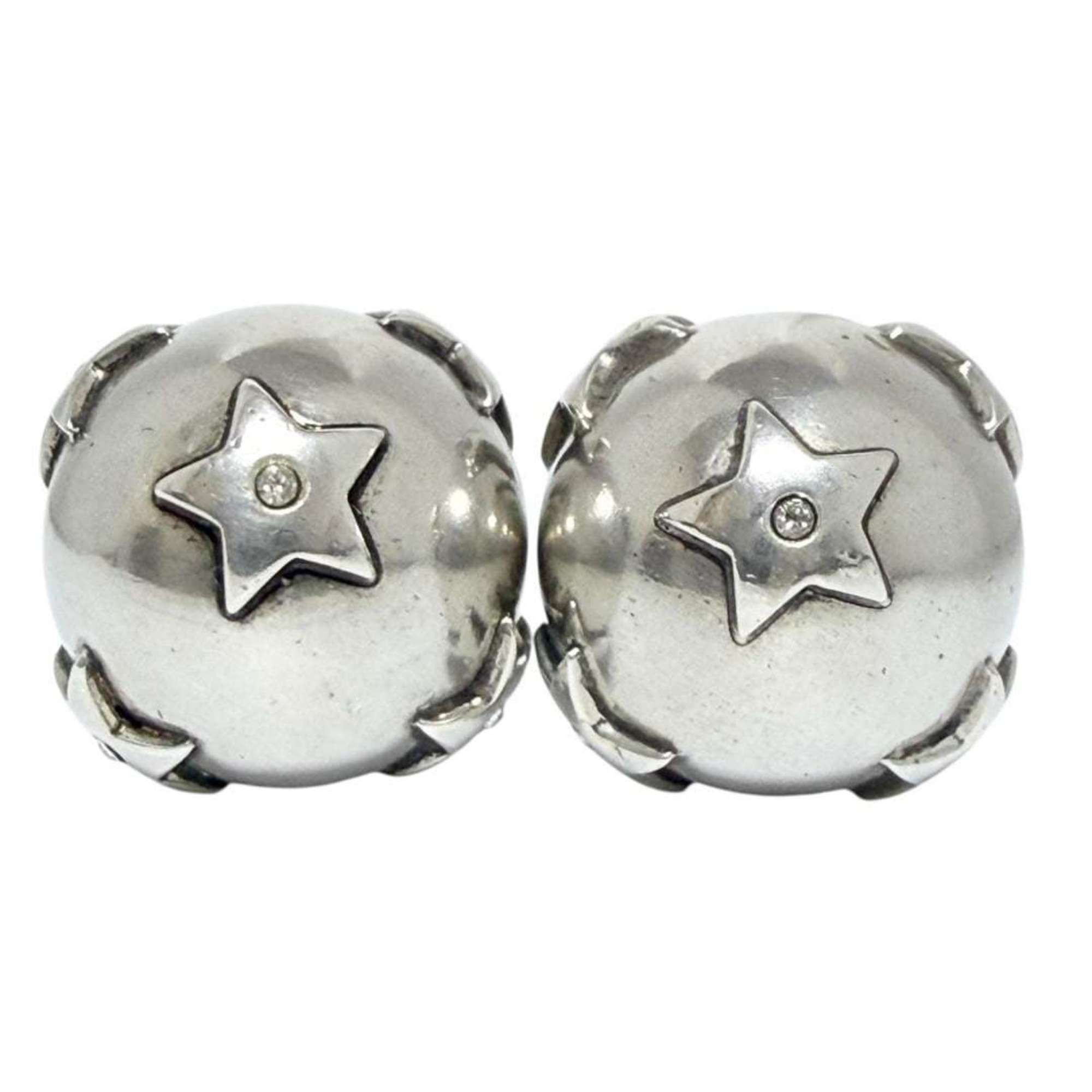 Dior Christian Dior Dior Men's Tribal Earrings in 925 Sterling Silver with Stars Size ONE SIZE - 4 Thumbnail