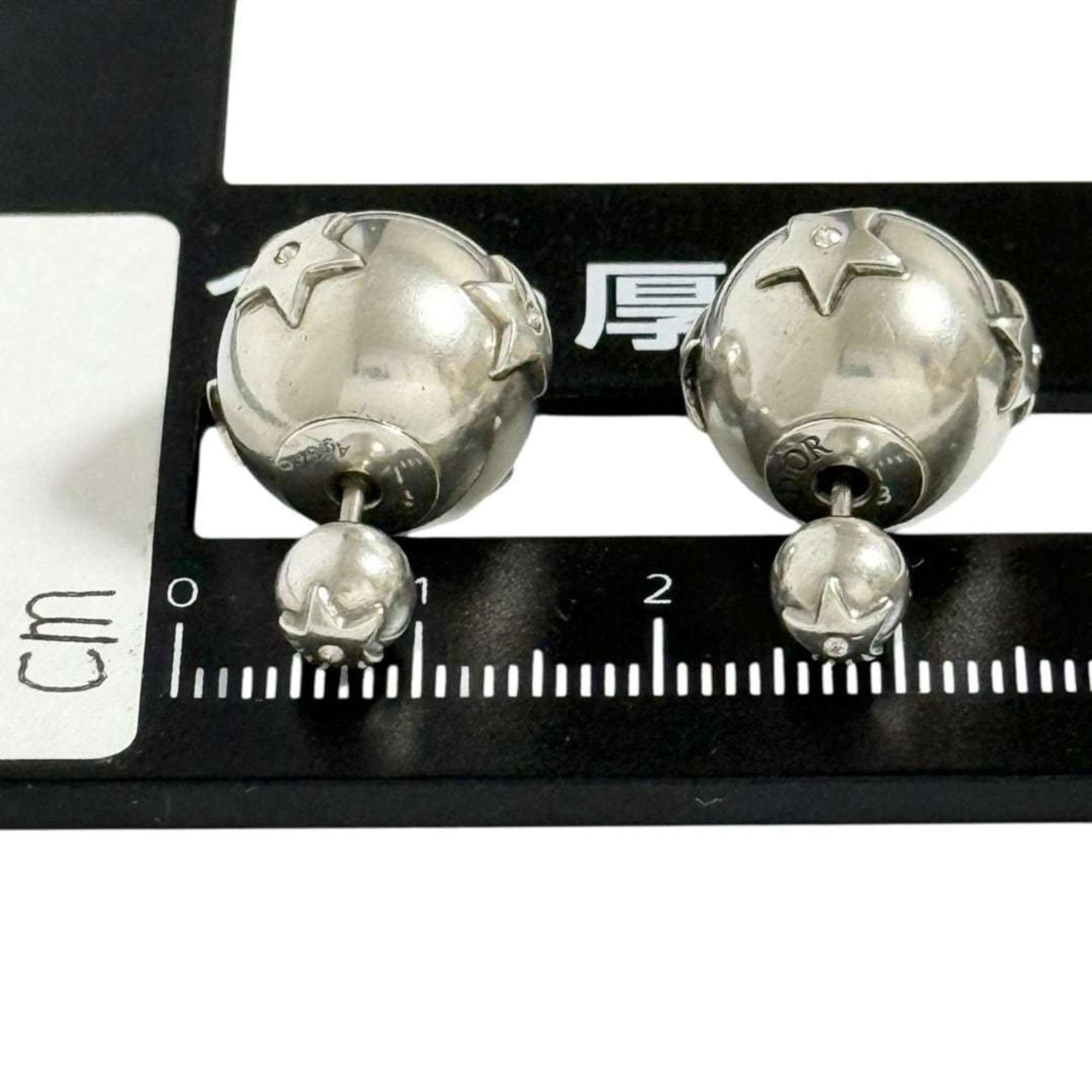 Dior Christian Dior Dior Men's Tribal Earrings in 925 Sterling Silver with Stars Size ONE SIZE - 8 Thumbnail