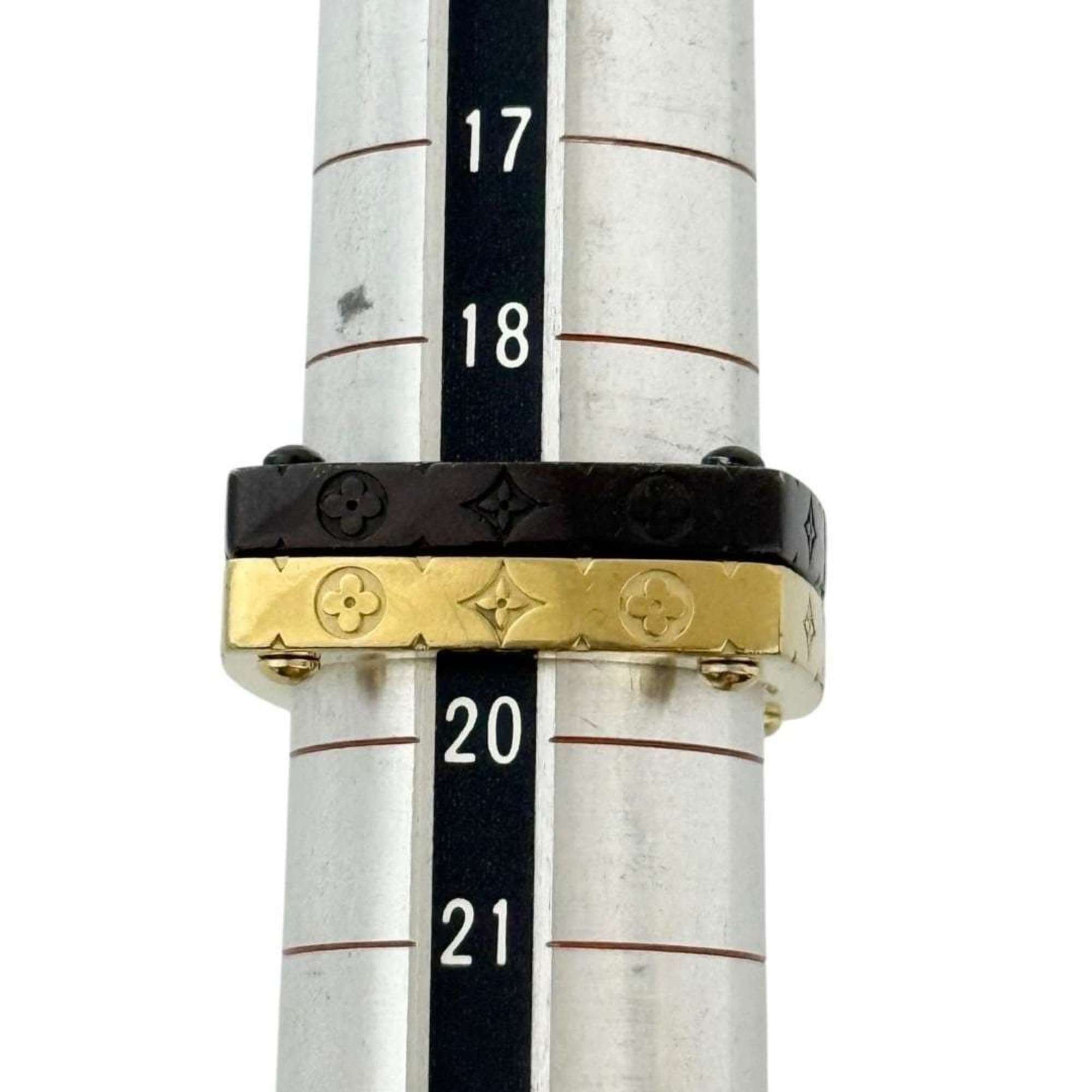 Louis Vuitton Louis Vuitton Men's Monogram Bold Set Ring, Size 19, Medium Size ONE SIZE - 9 Thumbnail