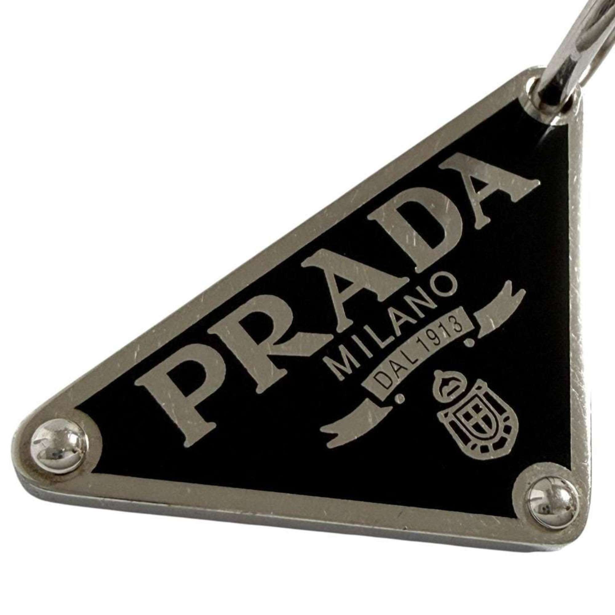 Prada Prada Men's/Women's Symbol Pendant Earring, Single Earring (Left Ear), Silver Size ONE SIZE - 5 Thumbnail