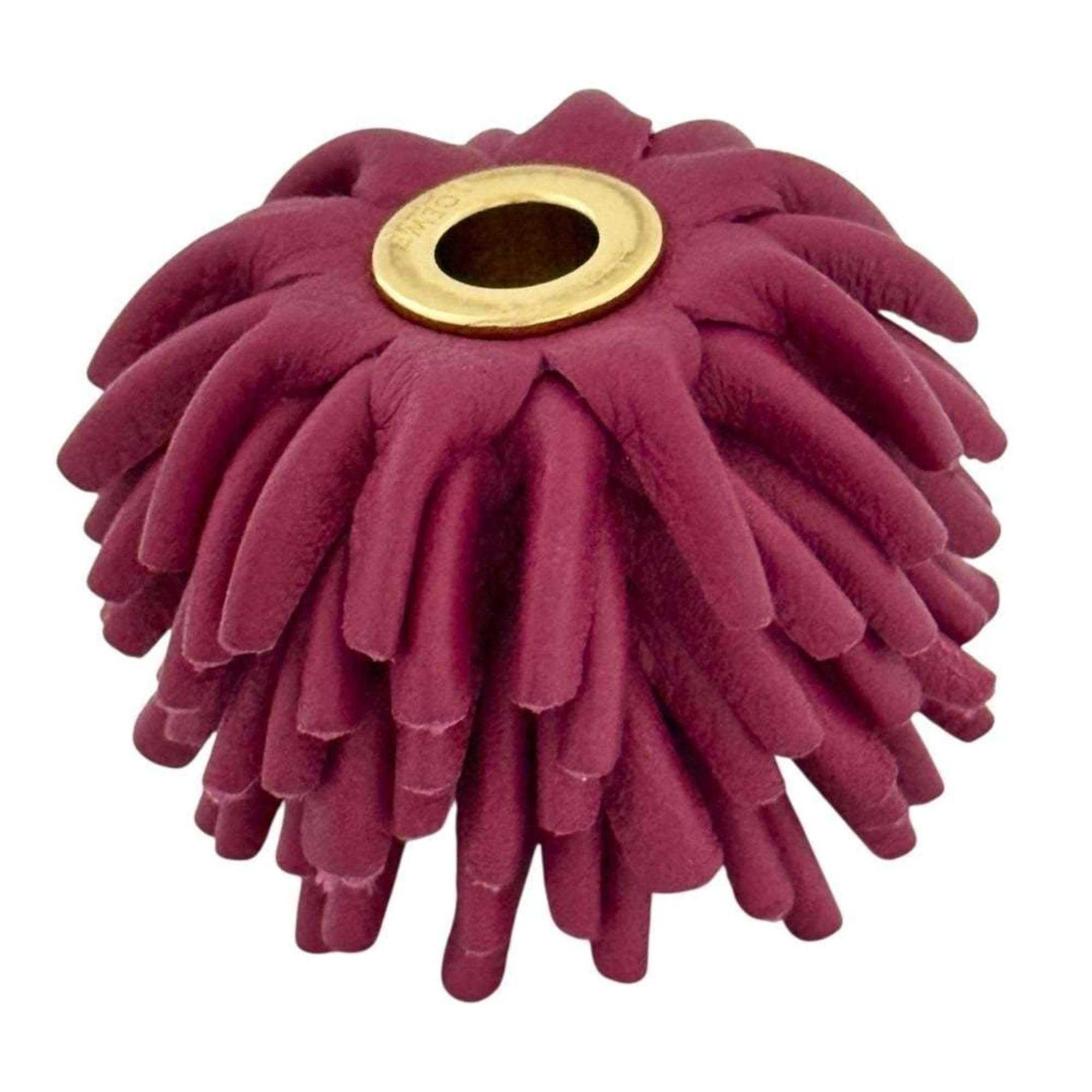 Loewe Loewe Women's Flower Dice Charm in Reddish Purple Leather Size ONE SIZE - 2 Thumbnail