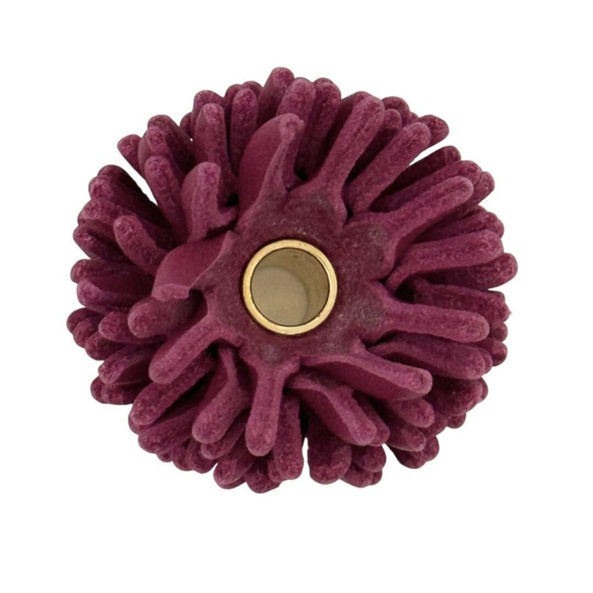 Loewe Loewe Women's Flower Dice Charm in Reddish Purple Leather Size ONE SIZE - 6 Thumbnail