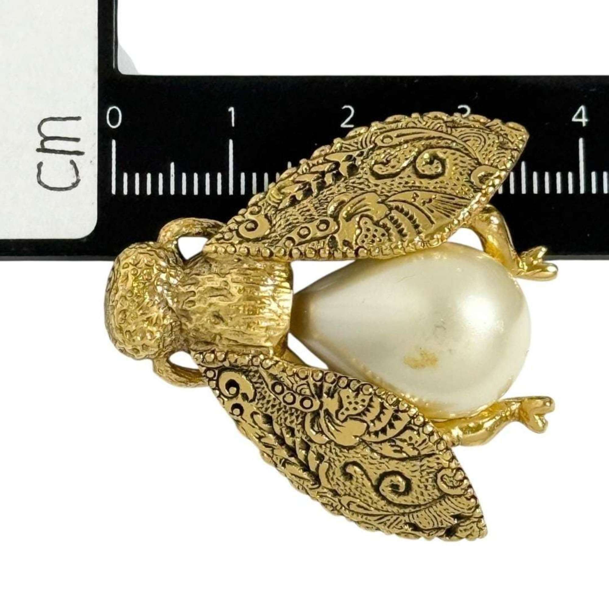Dior Christian Dior Dior Women's Pin Brooch Badge with Faux Pearls Size ONE SIZE - 9 Thumbnail