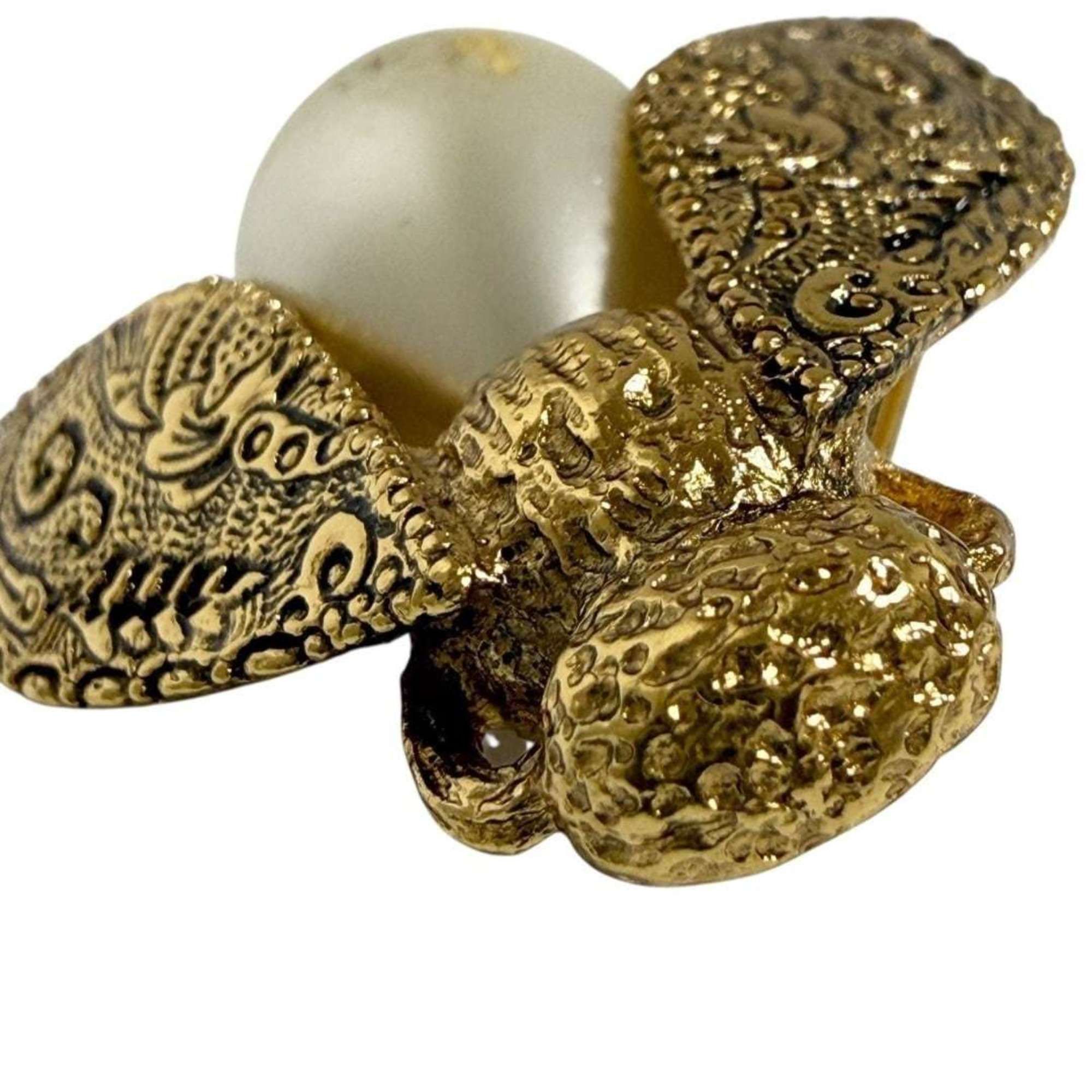 Dior Christian Dior Dior Women's Pin Brooch Badge with Faux Pearls Size ONE SIZE - 8 Thumbnail