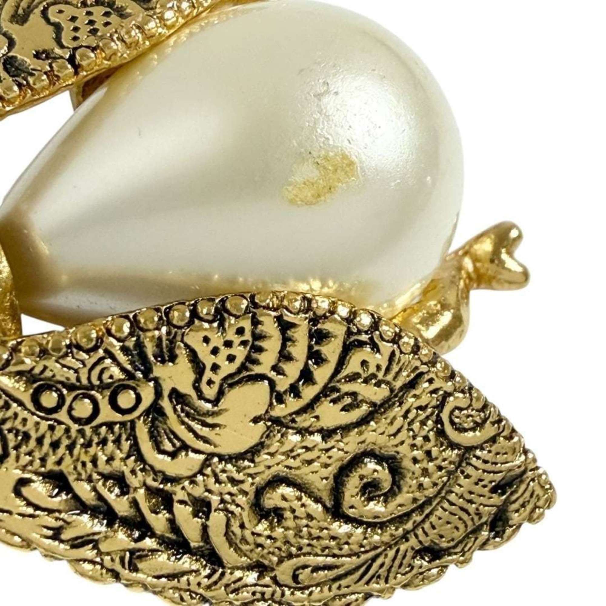 Dior Christian Dior Dior Women's Pin Brooch Badge with Faux Pearls Size ONE SIZE - 6 Thumbnail