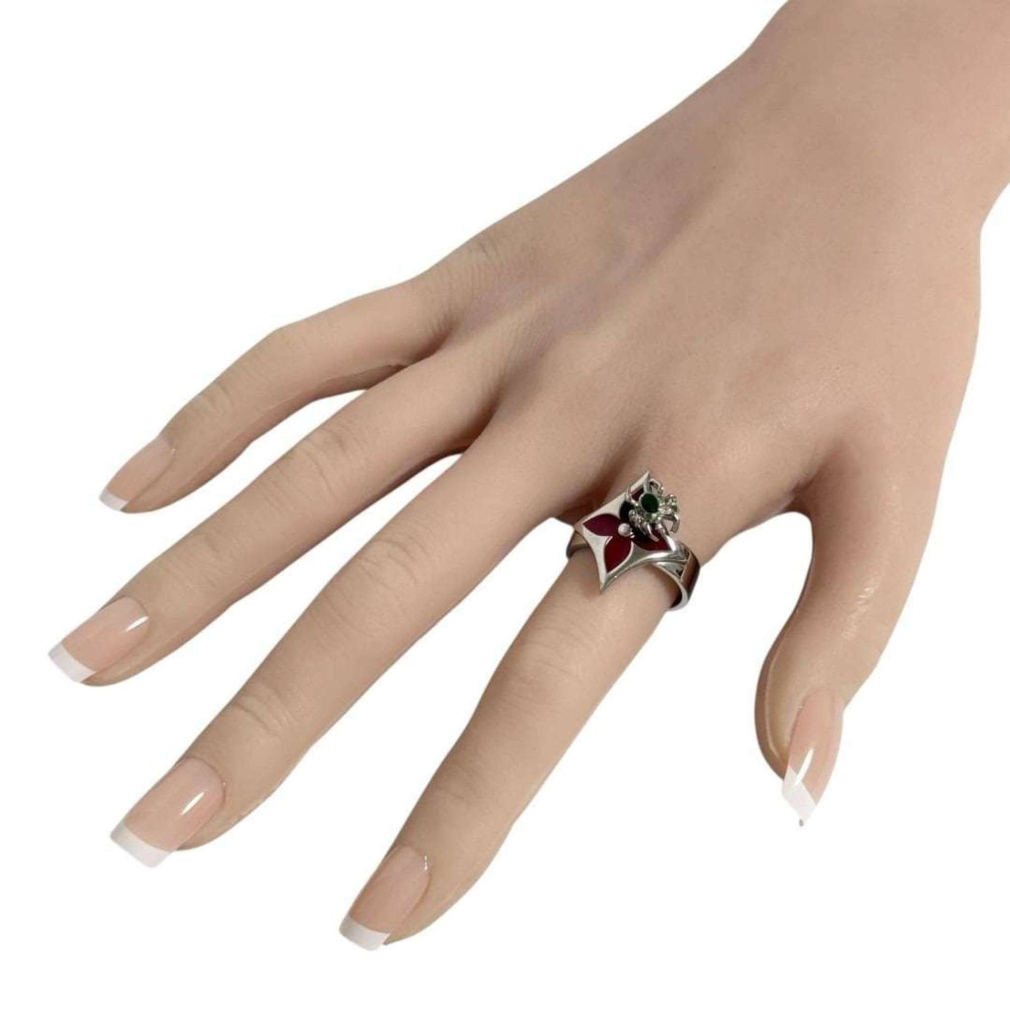 Louis Vuitton Louis Vuitton Men's Fairy Tale Star Ring, Red, Size 16-17 Size ONE SIZE - 9 Thumbnail