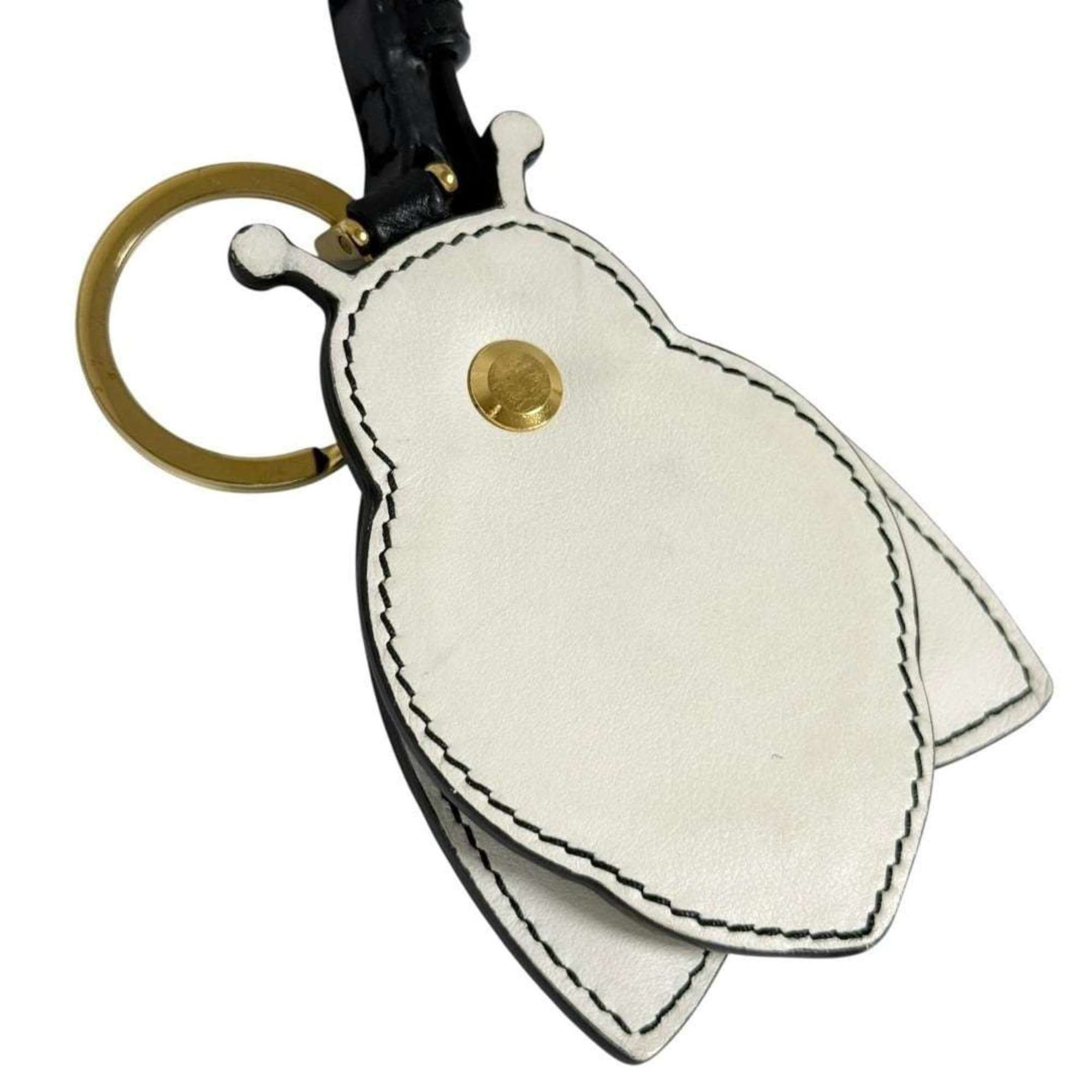 Prada Prada Women's Bag Charm Strap Mirror Bee Motif Leather Size ONE SIZE - 4 Thumbnail