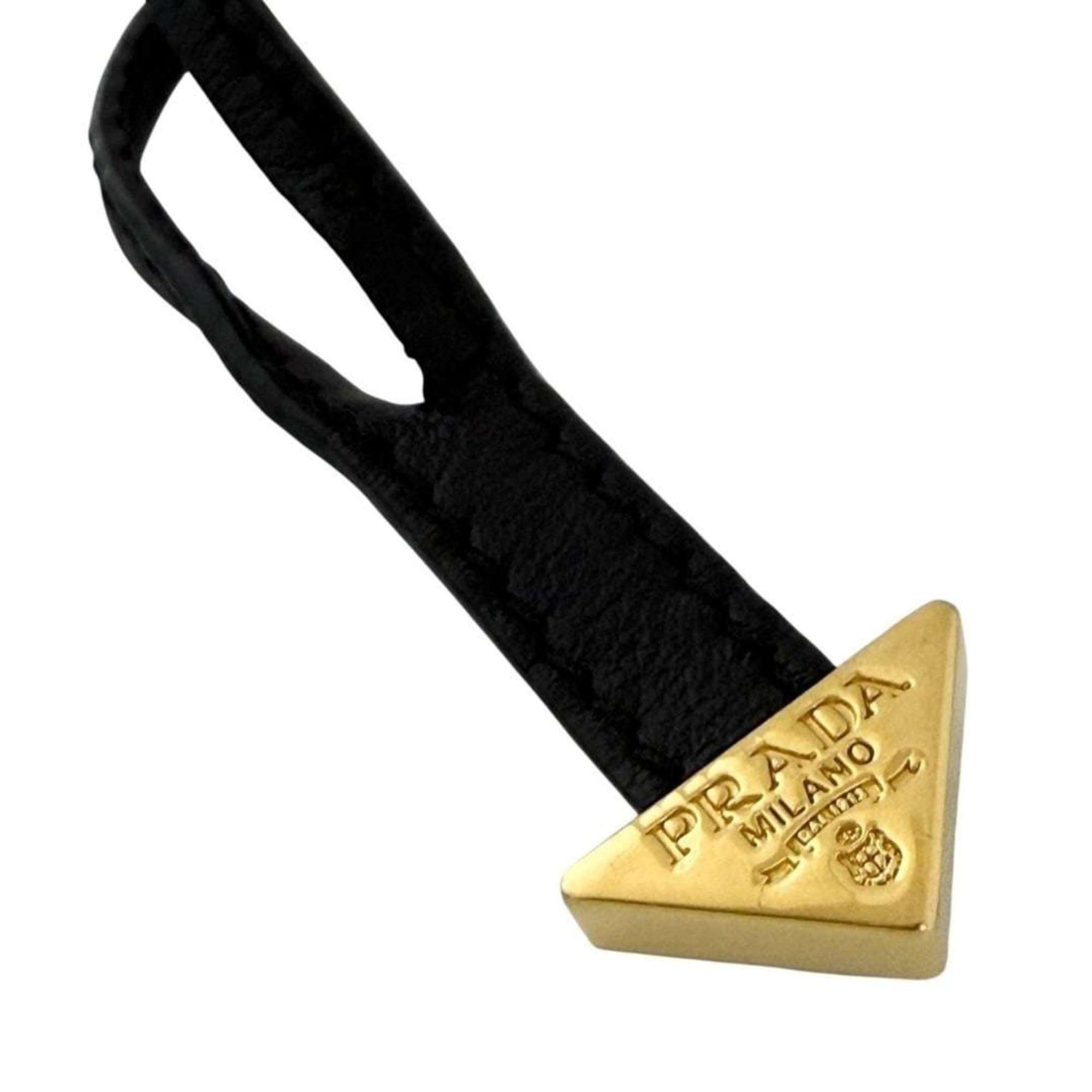 Prada Prada Women's Bag Charm Strap Mirror Bee Motif Leather Size ONE SIZE - 9 Thumbnail