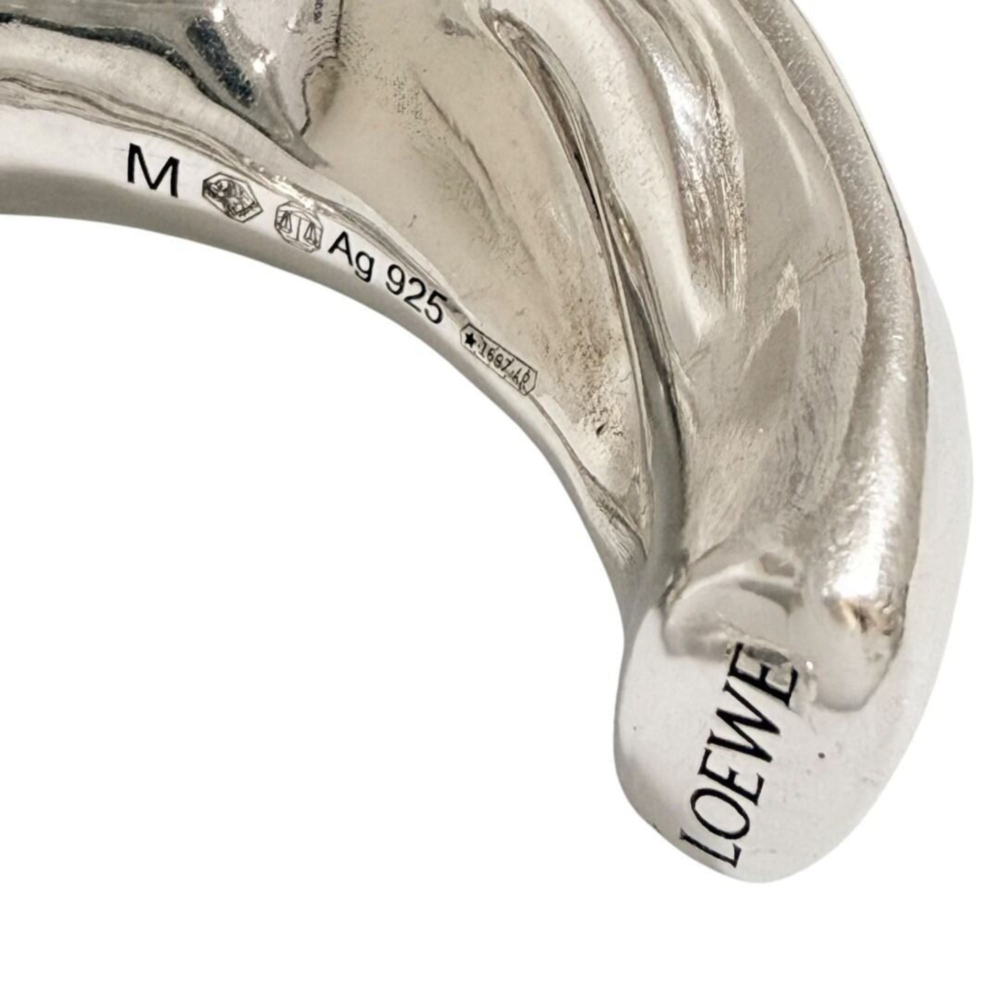 Loewe Loewe Women's/Men's Napa Medium Twist Cuff Bangle in Silver Size ONE SIZE - 6 Thumbnail