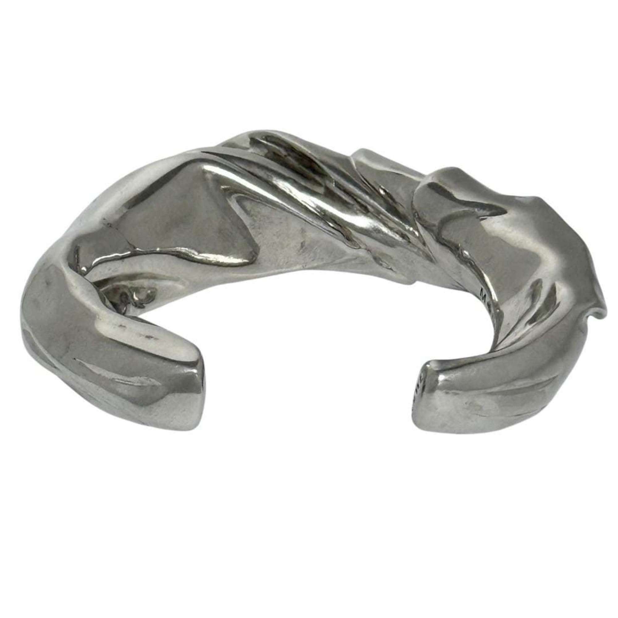 Loewe Loewe Women's/Men's Napa Medium Twist Cuff Bangle in Silver Size ONE SIZE - 3 Thumbnail