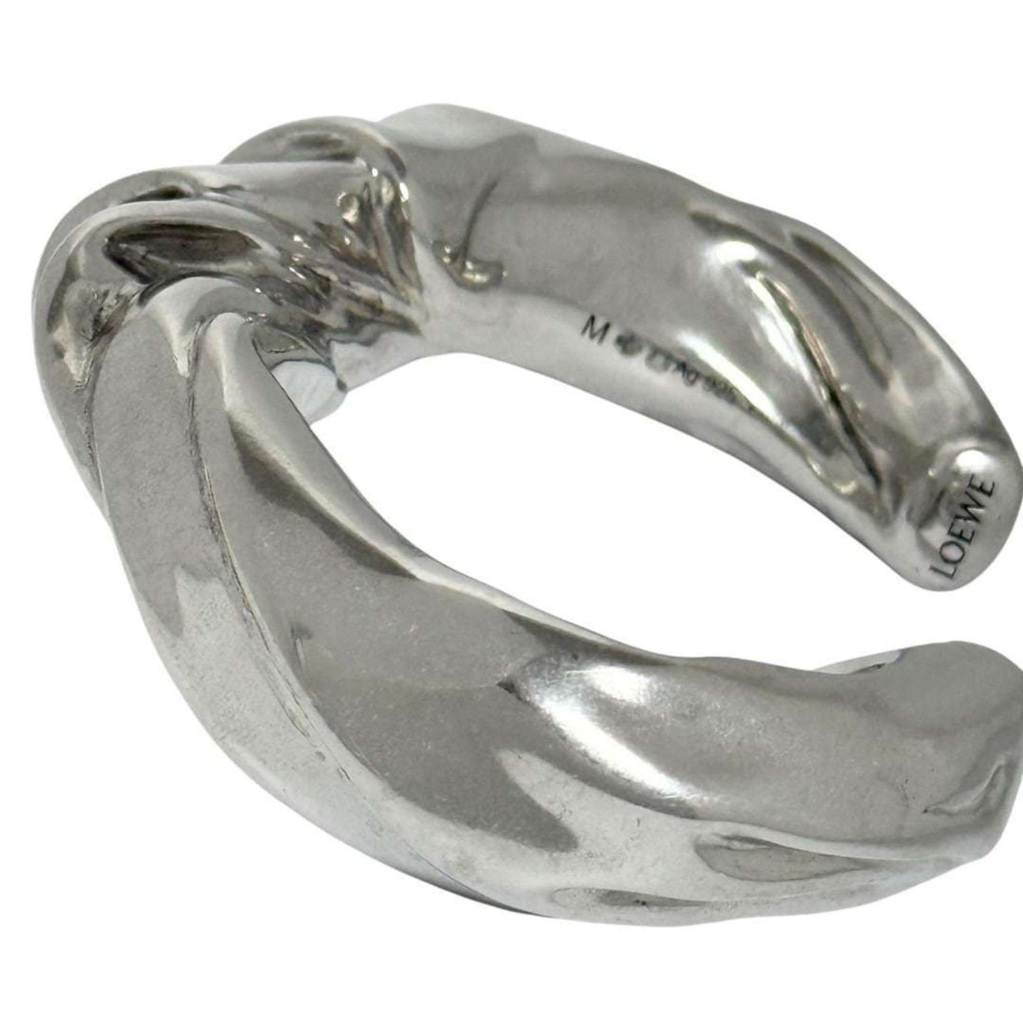 Loewe Loewe Women's/Men's Napa Medium Twist Cuff Bangle in Silver Size ONE SIZE - 4 Thumbnail
