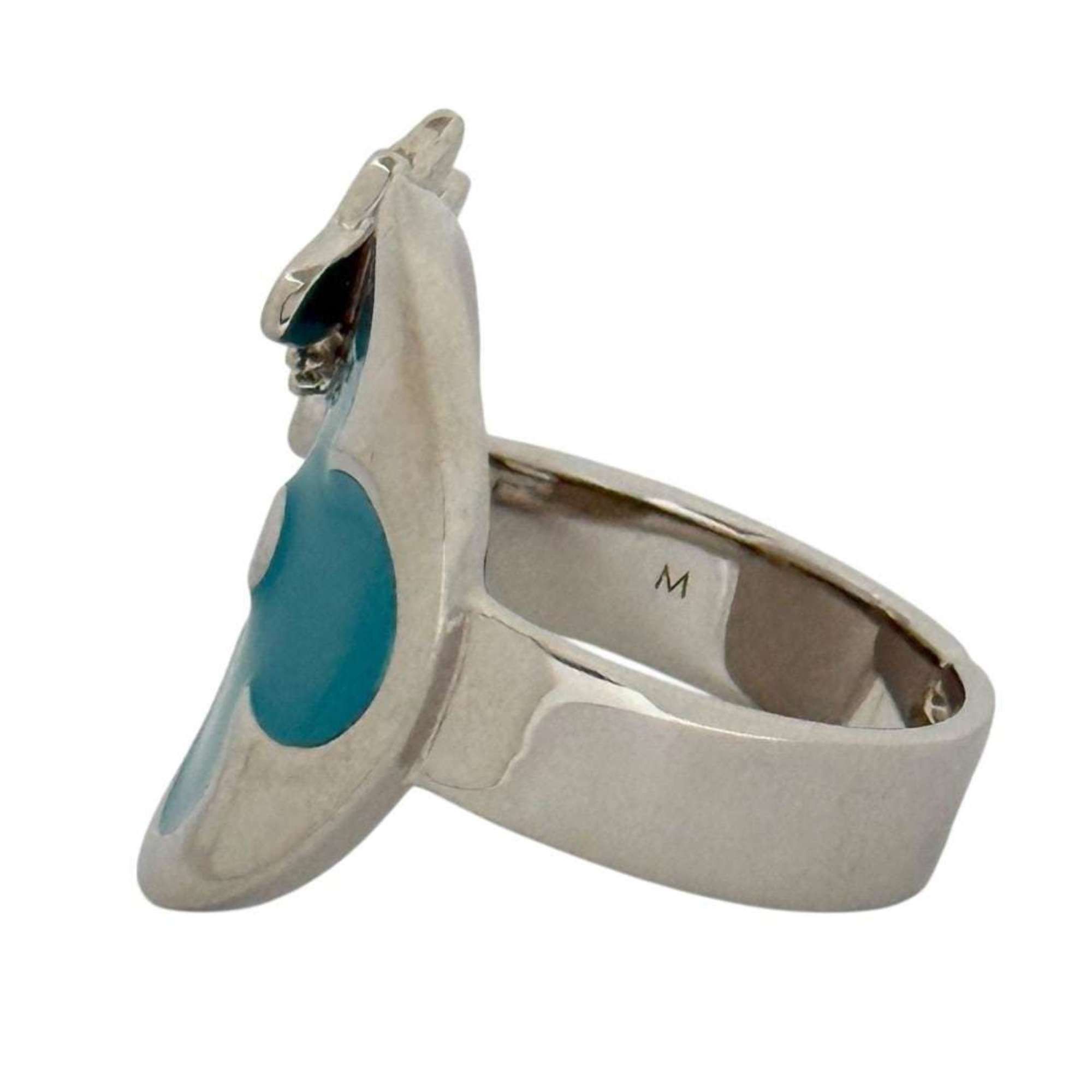 Louis Vuitton Louis Vuitton Men's Fairy Tale Ring, Size 17, Flower, Light Blue Size ONE SIZE - 2 Thumbnail