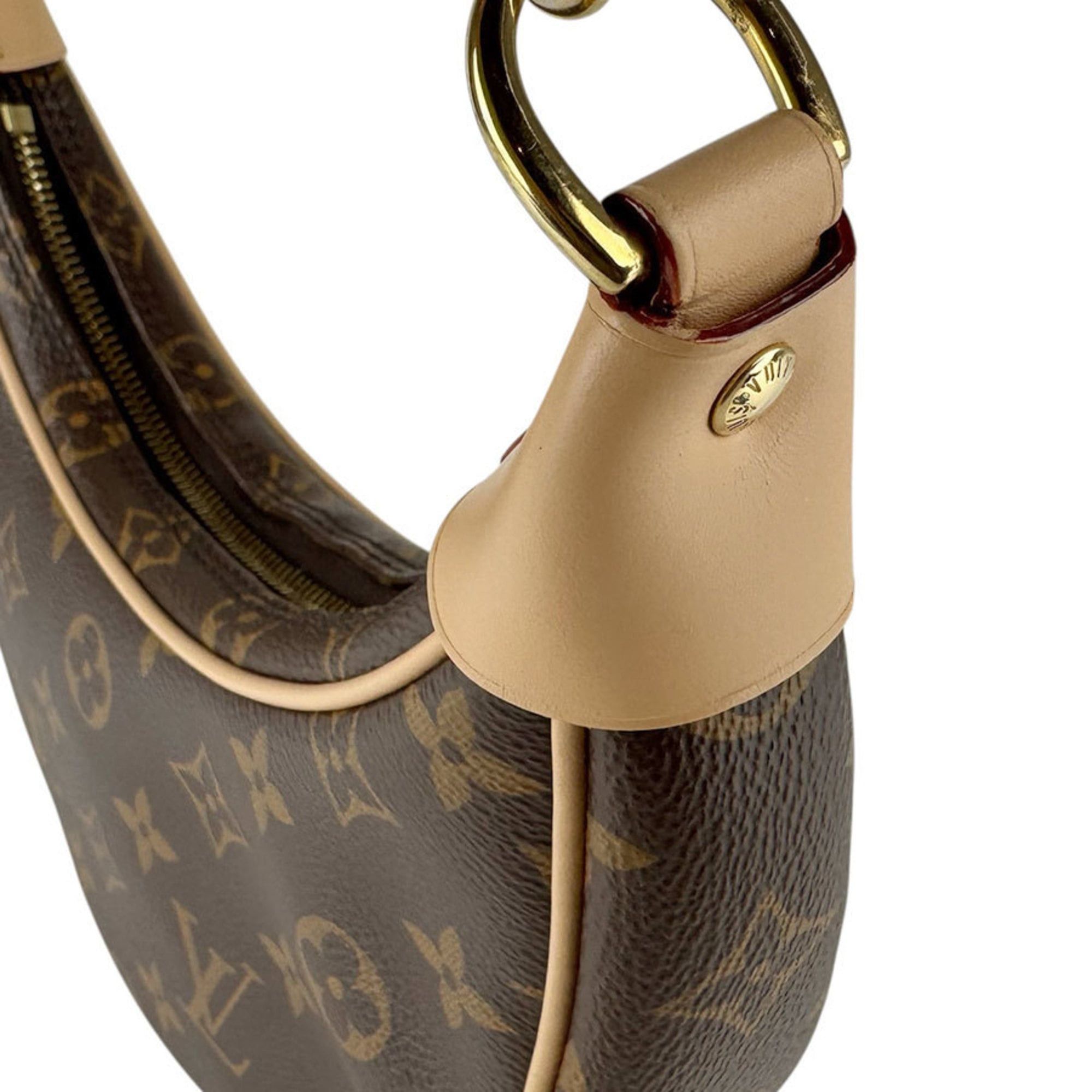 Louis Vuitton Louis Vuitton Monogram Loop Shoulder Bag in Canvas, Brown, Women's, M81098, Free Shipping, Z8832 Size ONE SIZE - 8 Thumbnail