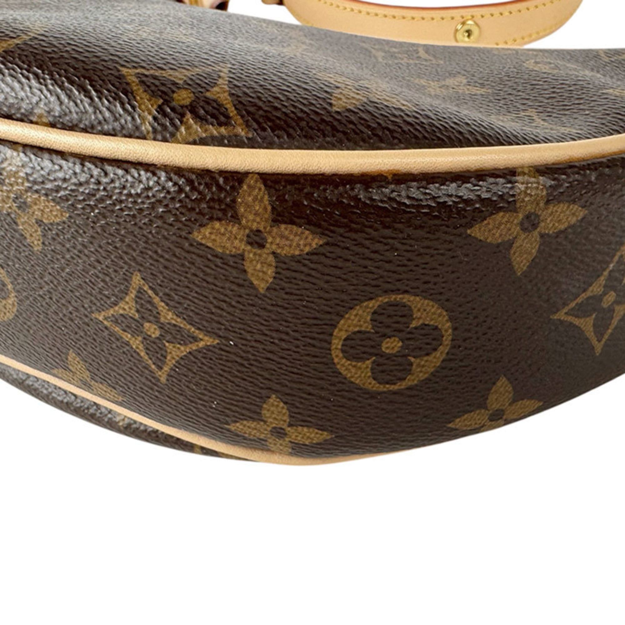 Louis Vuitton Louis Vuitton Monogram Loop Shoulder Bag in Canvas, Brown, Women's, M81098, Free Shipping, Z8832 Size ONE SIZE - 10 Thumbnail