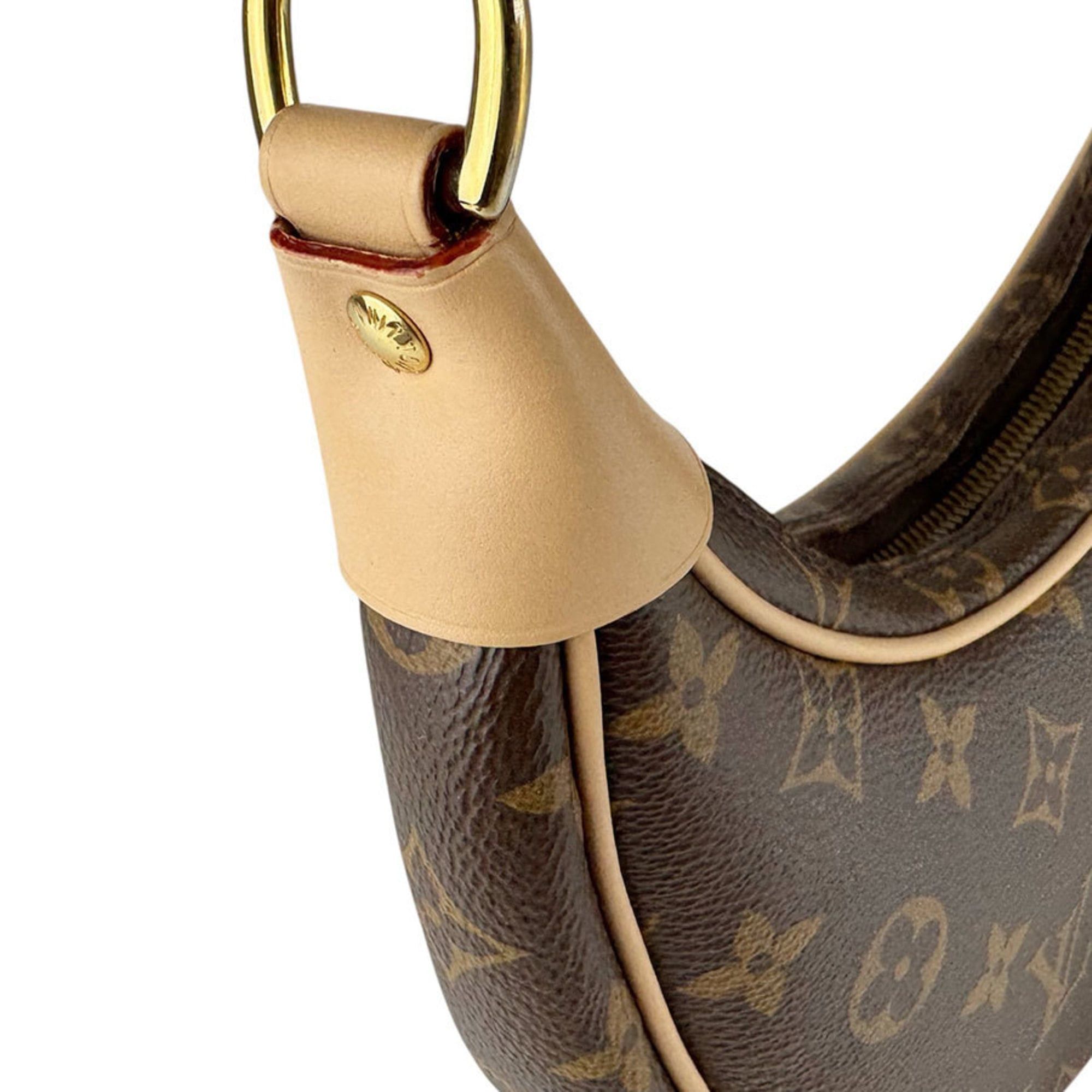 Louis Vuitton Louis Vuitton Monogram Loop Shoulder Bag in Canvas, Brown, Women's, M81098, Free Shipping, Z8832 Size ONE SIZE - 7 Thumbnail