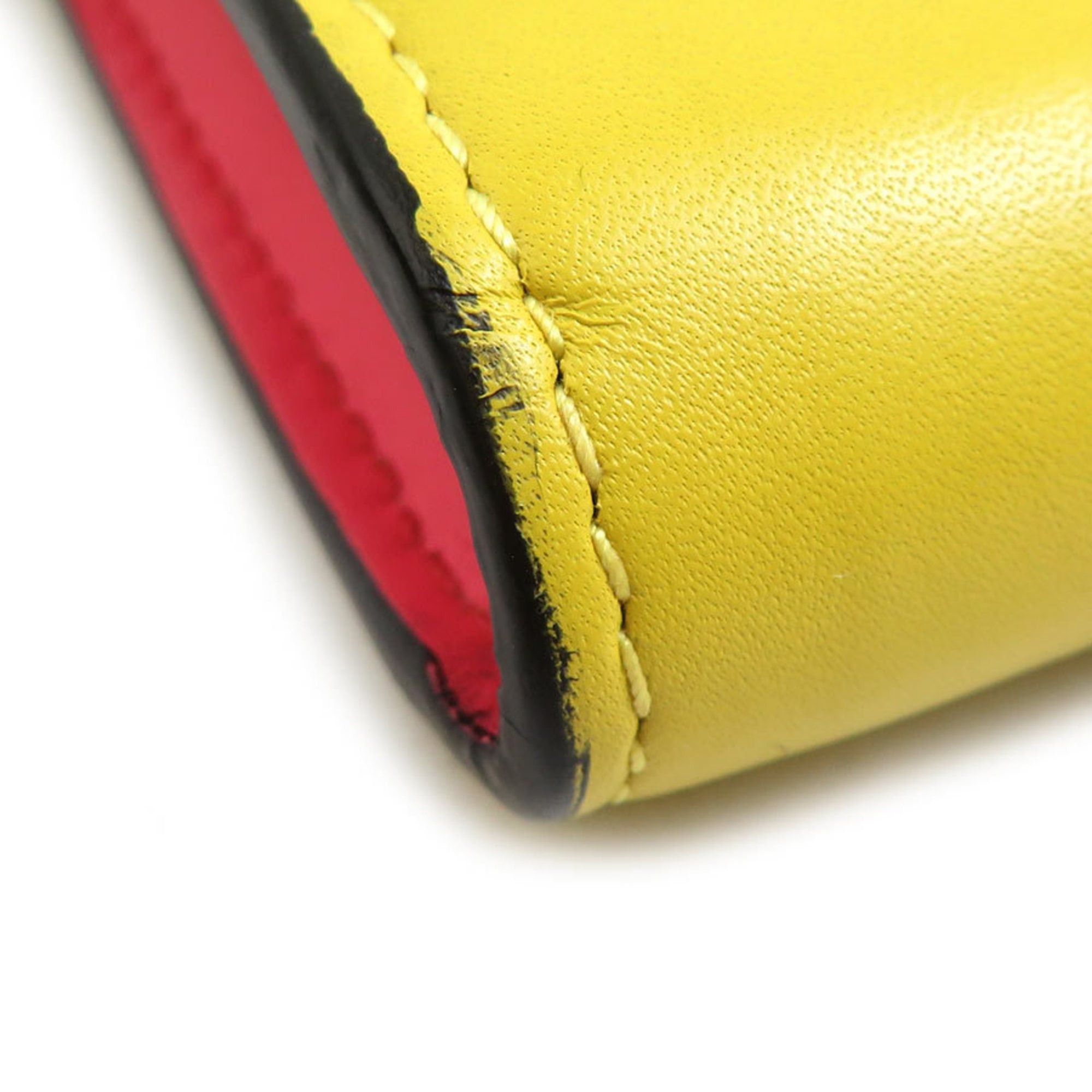 Bvlgari Bvlgari Serpenti Forever L-shaped zipper wallet in yellow and pink leather. Free shipping. Item number 56579a. Size ONE SIZE - 6 Thumbnail