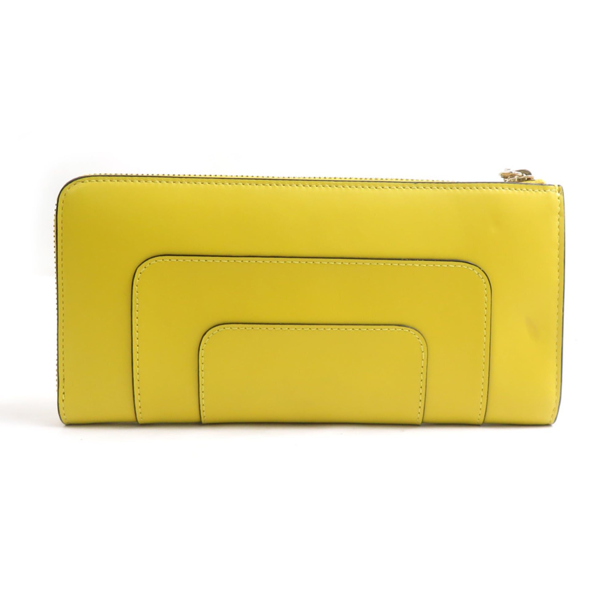 Bvlgari Bvlgari Serpenti Forever L-shaped zipper wallet in yellow and pink leather. Free shipping. Item number 56579a. Size ONE SIZE - 2 Thumbnail
