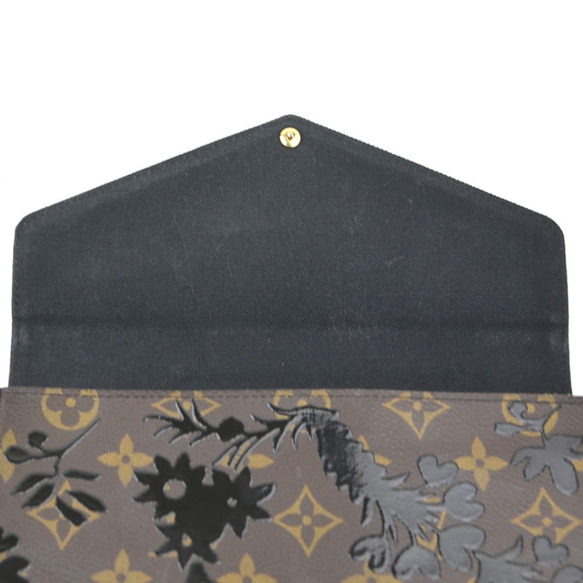 Louis Vuitton Louis Vuitton Monogram Blossom Pochette Felicie Shoulder Bag/Chain Wallet in Brown and Black, Women's, M62468, Free Shipping, 90236a Size ONE SIZE - 16 Thumbnail