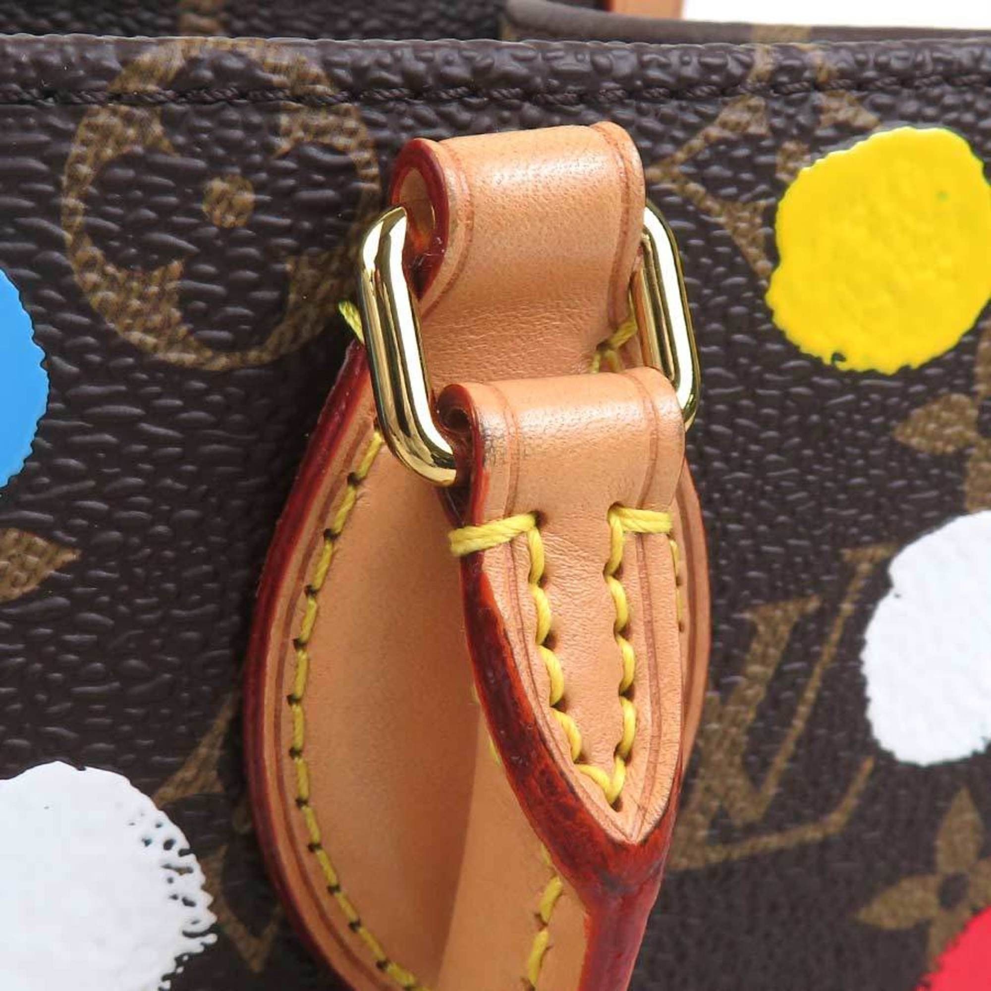 Louis Vuitton Louis Vuitton On the Go PM Monogram Canvas Handbag/Shoulder Bag in Brown and Multicolor (LV x YK) - Women's, M46380, Free Shipping, 90238k Size ONE SIZE - 9 Thumbnail