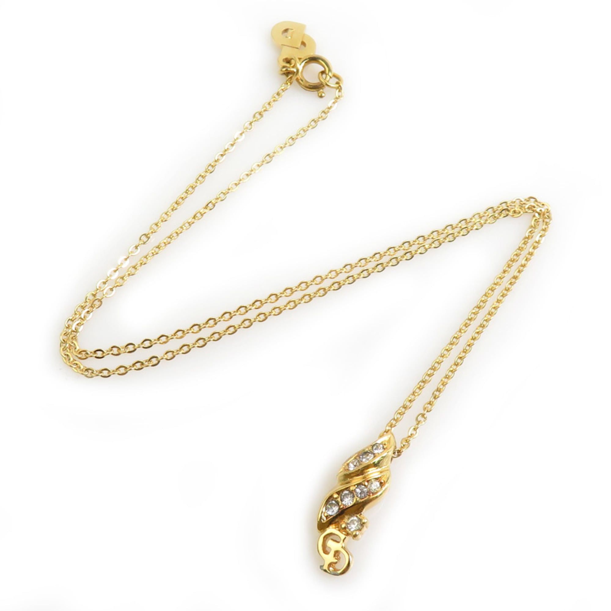 Dior Christian Dior necklace in gold for women, free shipping (h31981a) Size ONE SIZE - 2 Thumbnail
