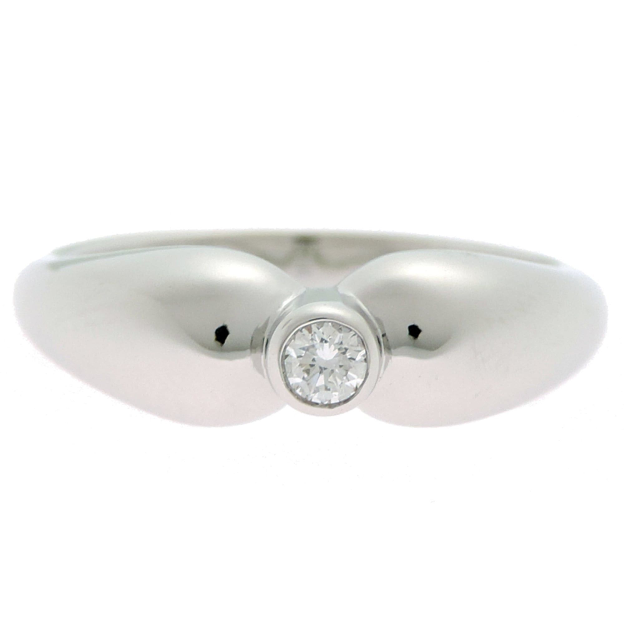 Tiffany & Co. Tiffany Elsa Peretti Double Teardrop Diamond Women's Ring in Pt950 Platinum Size ONE SIZE - 4 Thumbnail