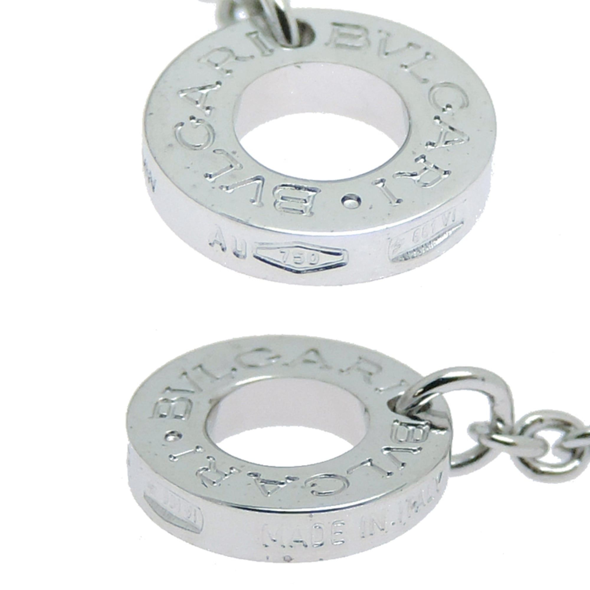 Bvlgari Bvlgari 2024 Circle Diamond Necklace for Men and Women, 361076, 750 White Gold Size ONE SIZE - 6 Thumbnail