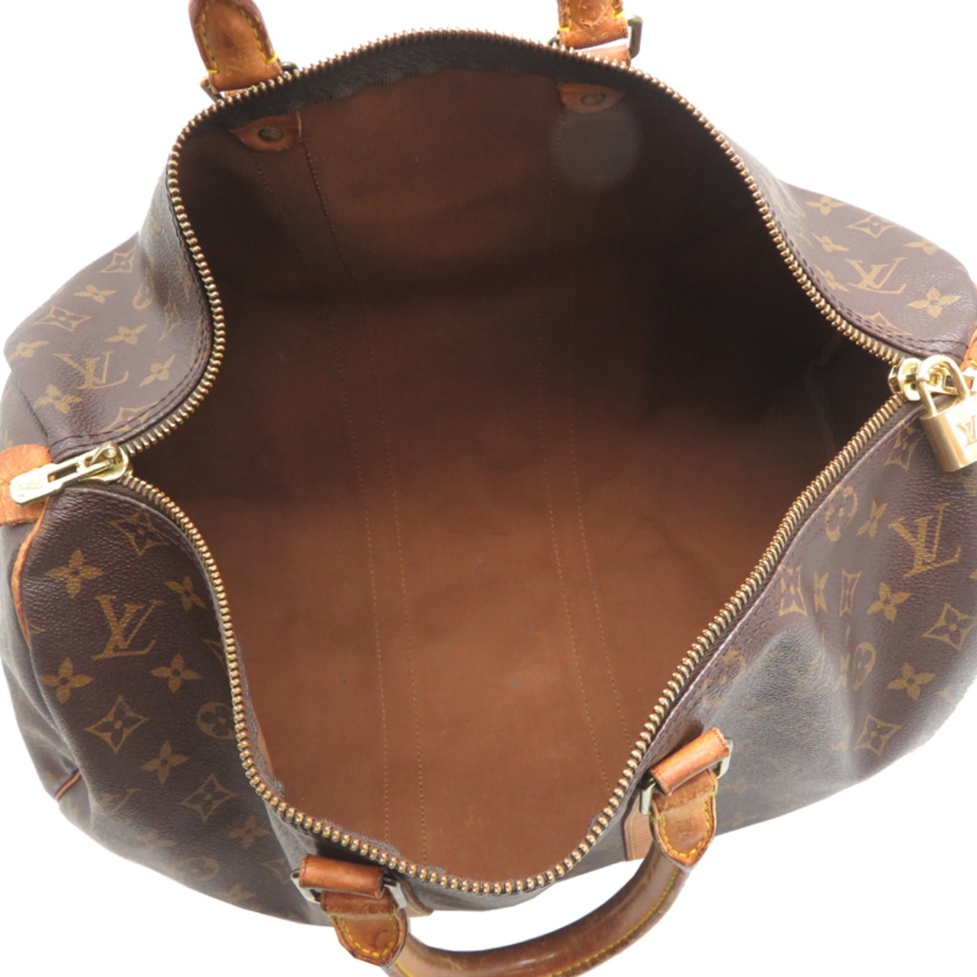 Louis Vuitton Louis Vuitton Keepall 45 Boston Bag for Women and Men, M41428 (Discontinued) Monogram Brown Size ONE SIZE - 6 Thumbnail
