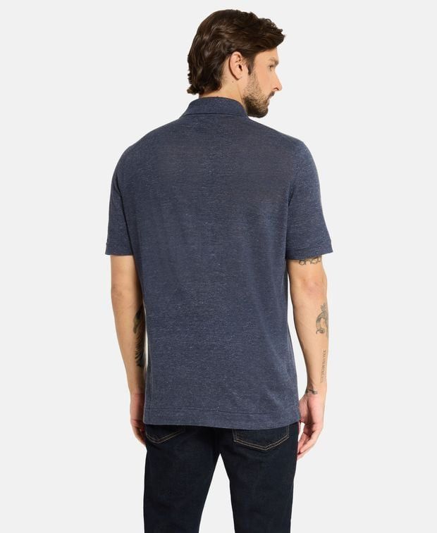 Brunello Cucinelli Linen-blend knitted polo shirt Size US M / EU 48-50 / 2 - 2 Thumbnail