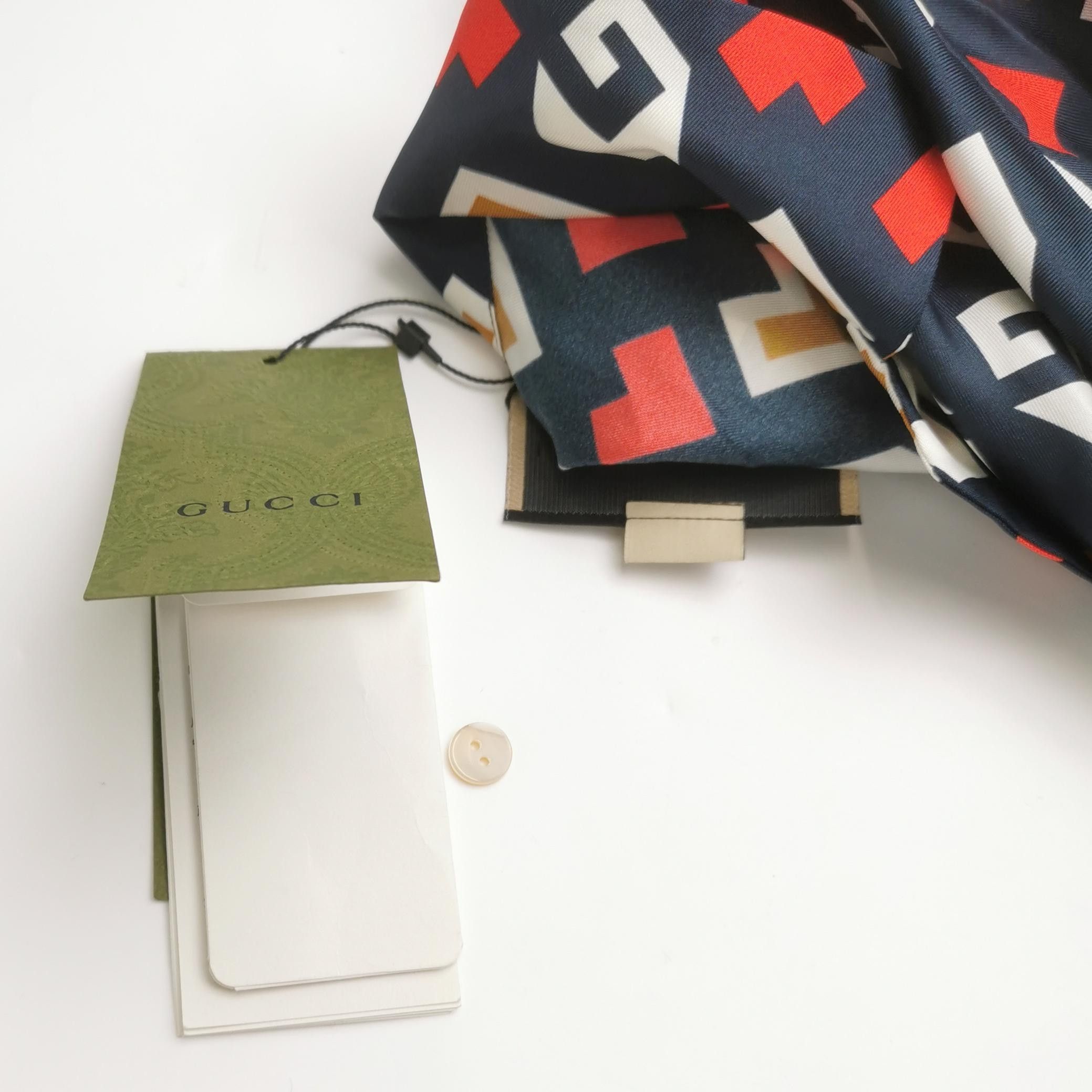 Gucci Gucci Silk Colorblock Print Short-Sleeve Shirt Size US XS / EU 42 / 0 - 6 Thumbnail
