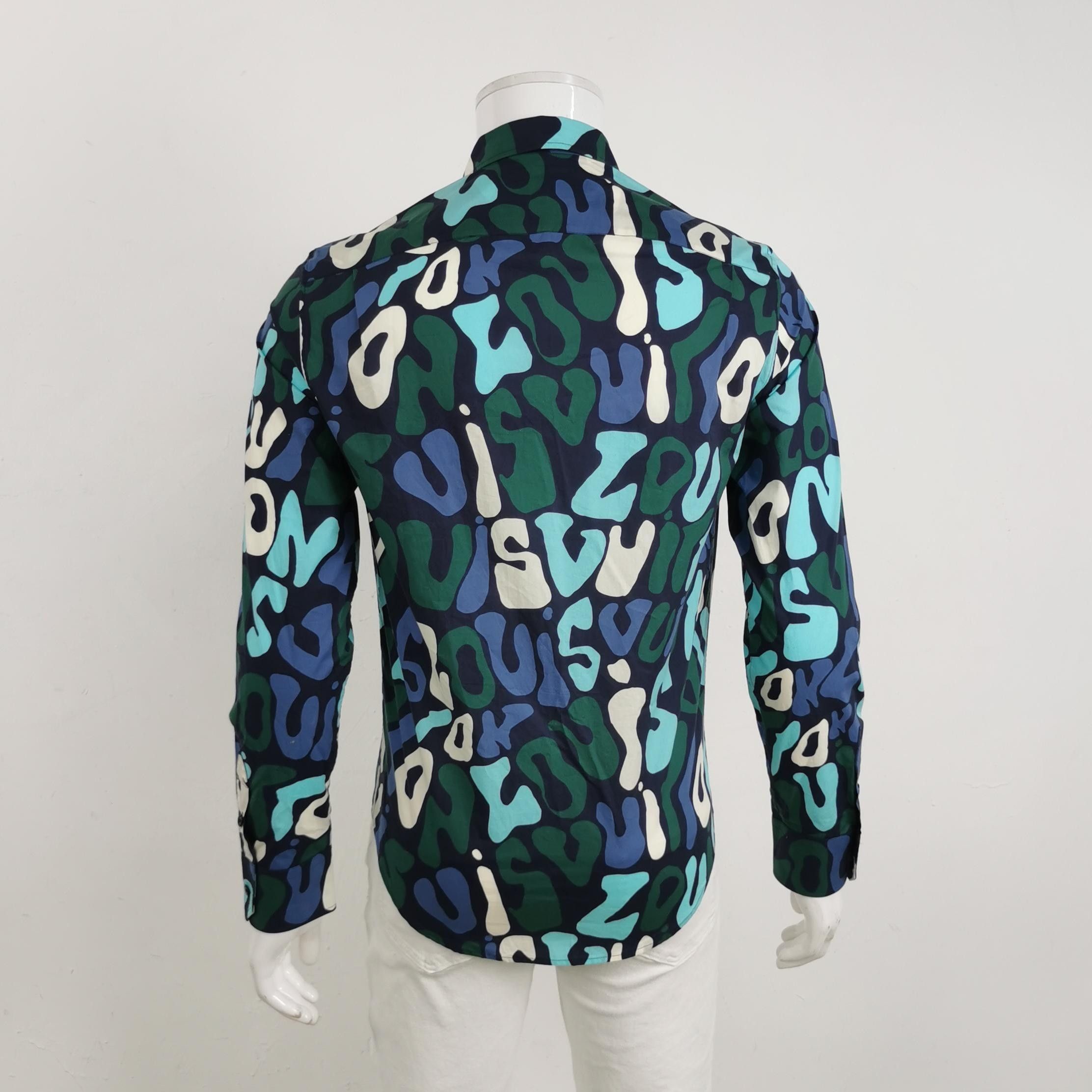 Louis Vuitton Louis Vuitton S Size Graphic Button-Up Shirt Size US XS / EU 42 / 0 - 4 Thumbnail