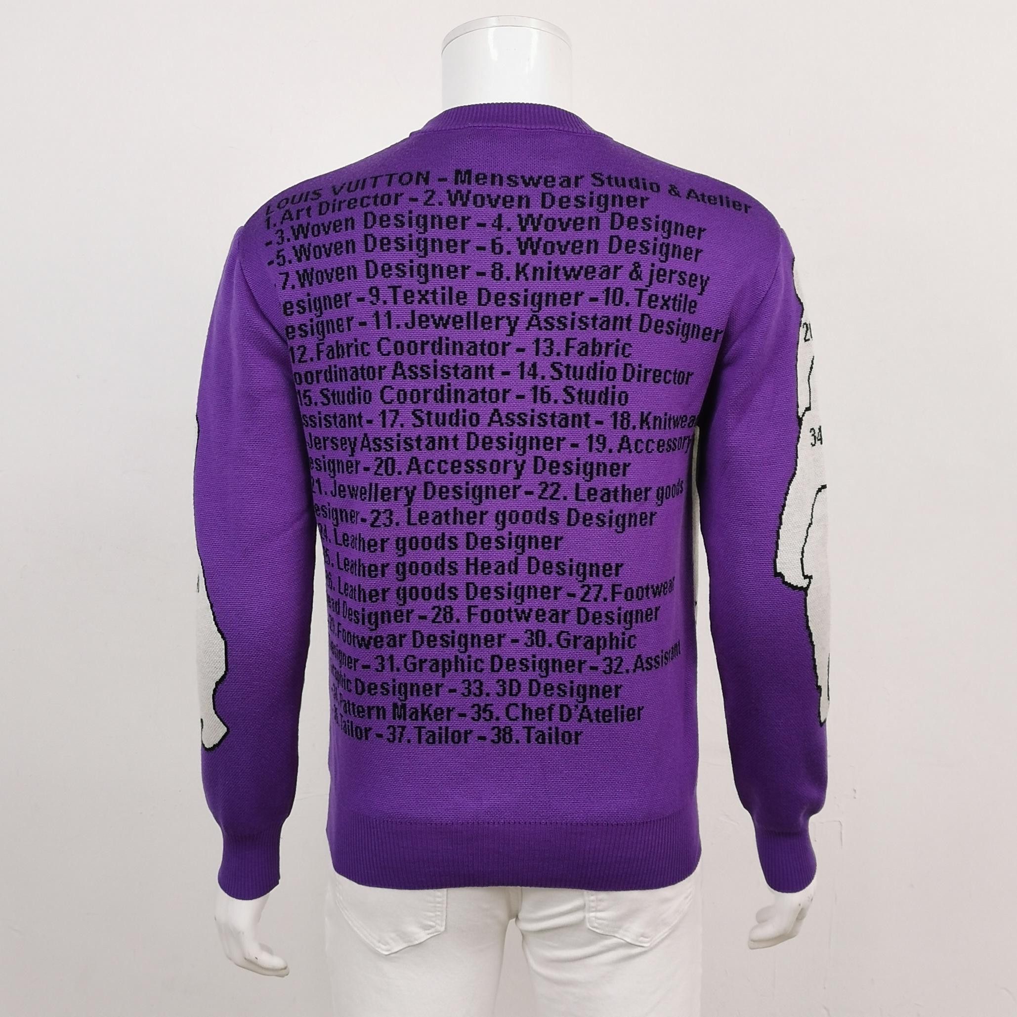 Louis Vuitton Louis Vuitton Wool Colorblock Pattern Crewneck Sweater Size US XS / EU 42 / 0 - 4 Thumbnail
