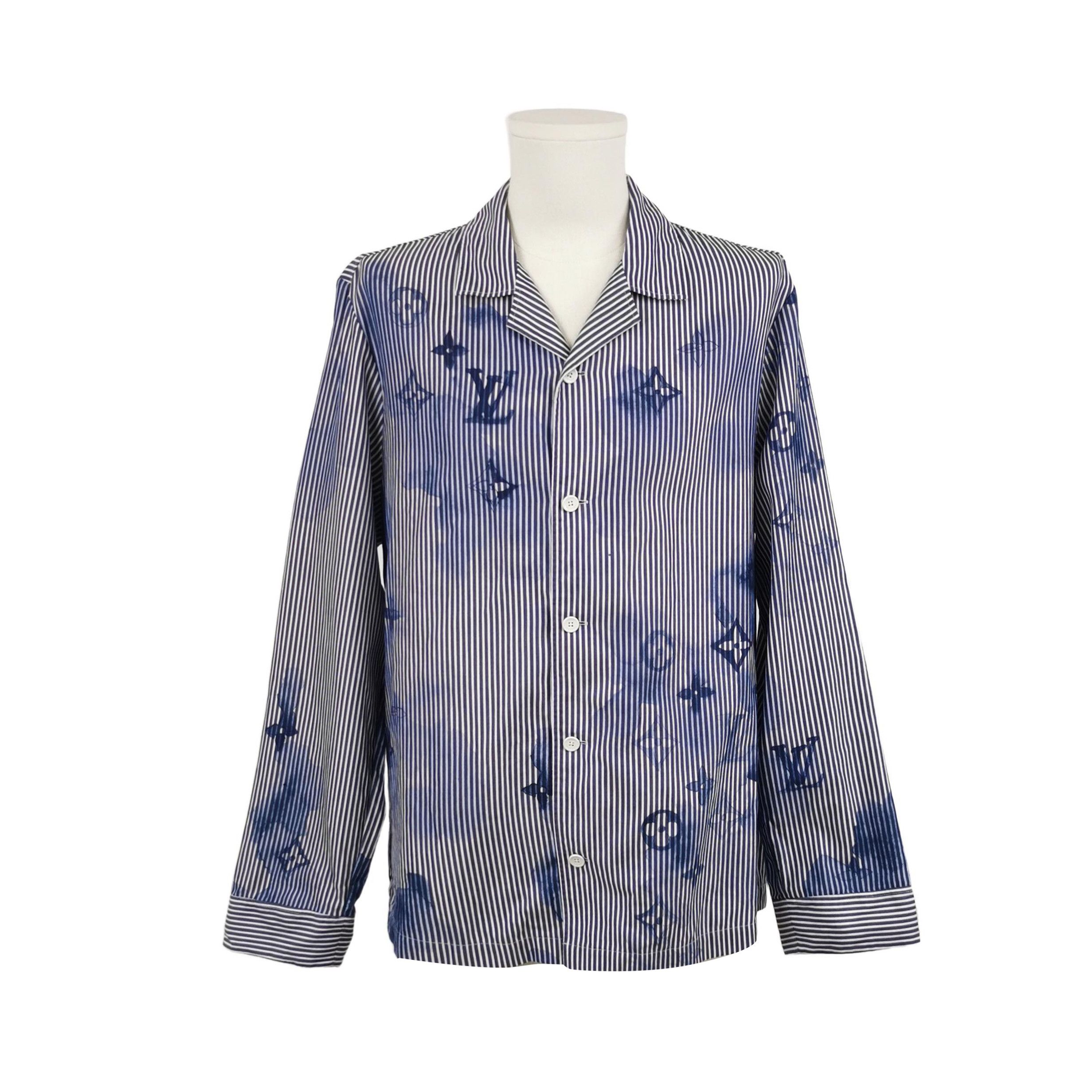 Louis Vuitton Louis Vuitton S Striped Tie-Dye Monogram Shirt Size US S / EU 44-46 / 1 - 2 Thumbnail