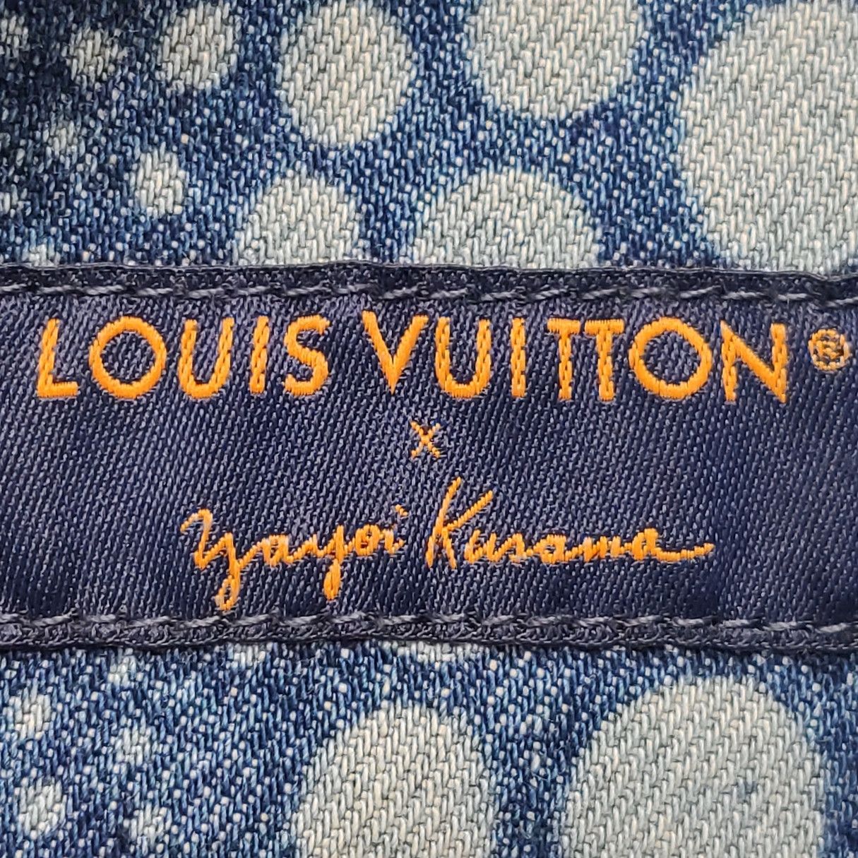 Louis Vuitton Louis Vuitton Blue Patterned Zip-Front Jacket XXL Size US S / EU 44-46 / 1 - 14 Thumbnail