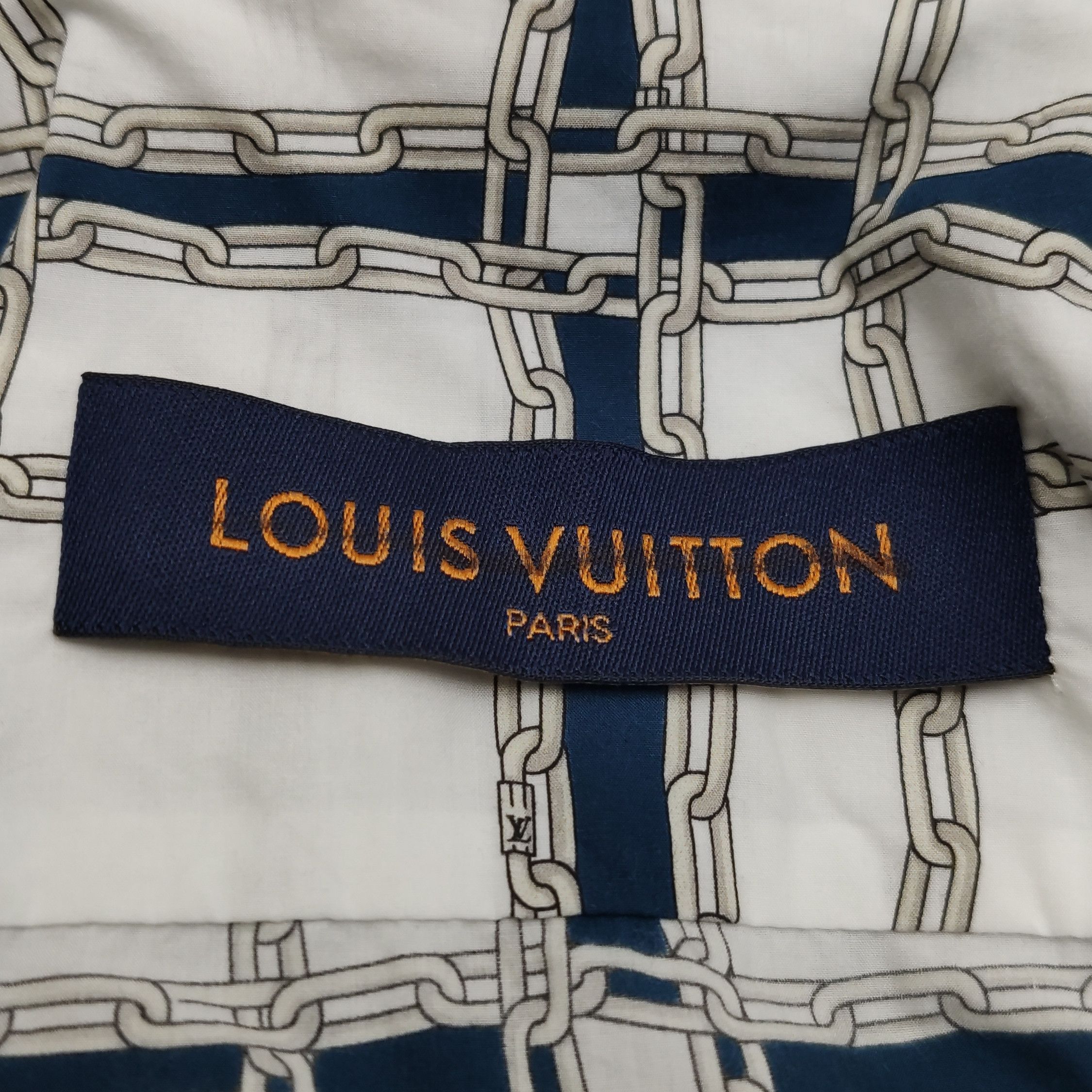 Louis Vuitton XL Checkered Short-Sleeve Shirt