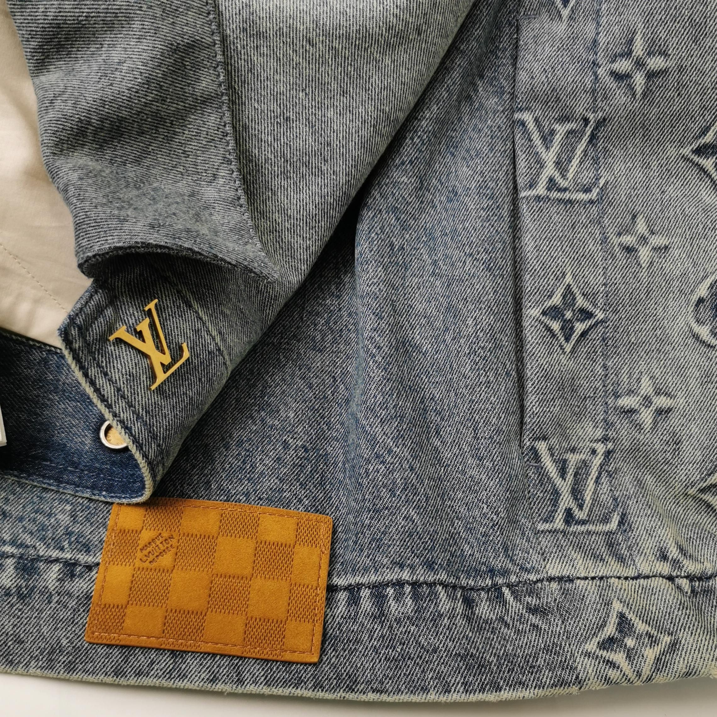 Louis Vuitton Louis Vuitton Denim Monogram Jacket S Size US XS / EU 42 / 0 - 5 Thumbnail