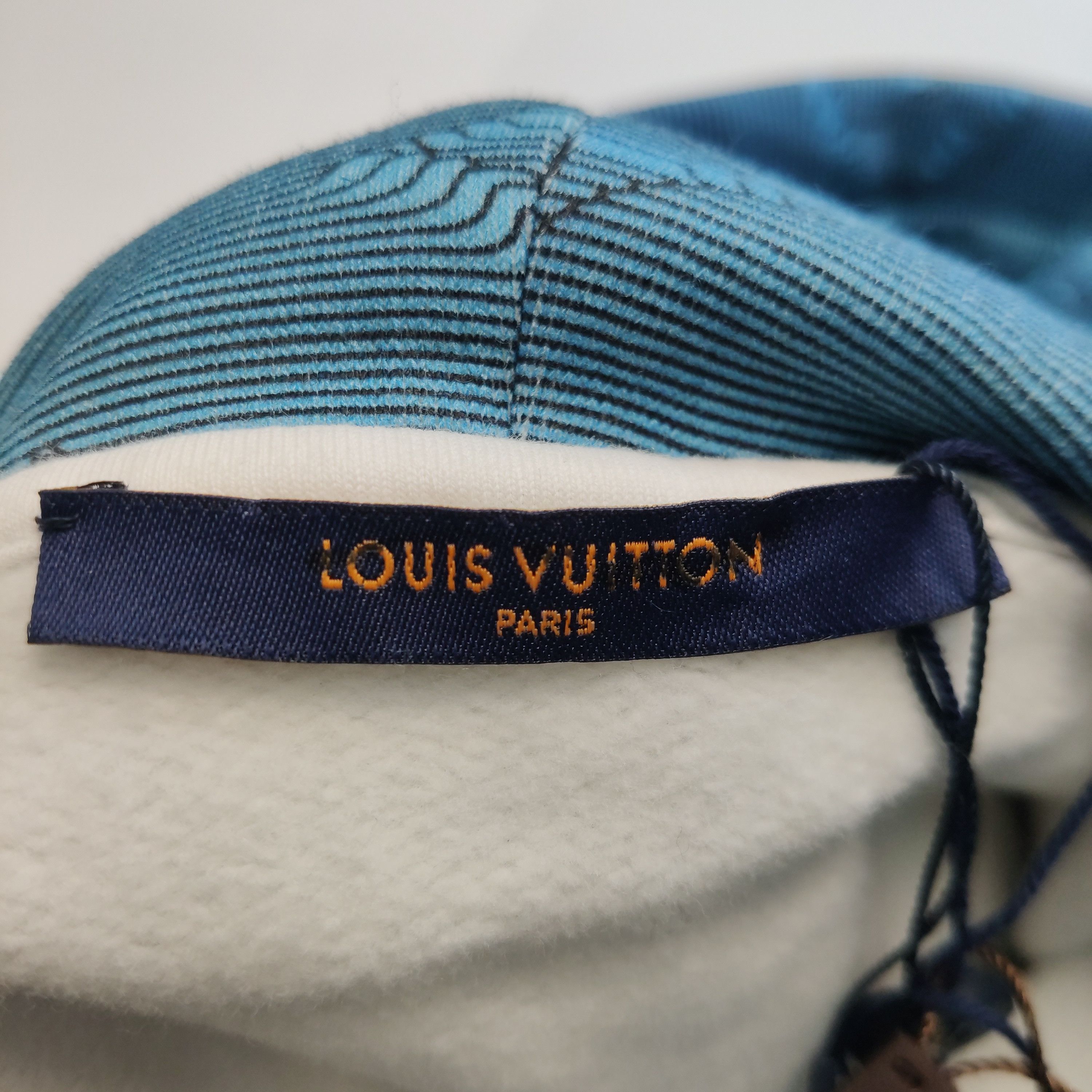 Louis Vuitton Louis Vuitton Blue Monogram Hooded Sweatshirt M Size US M / EU 48-50 / 2 - 10 Thumbnail
