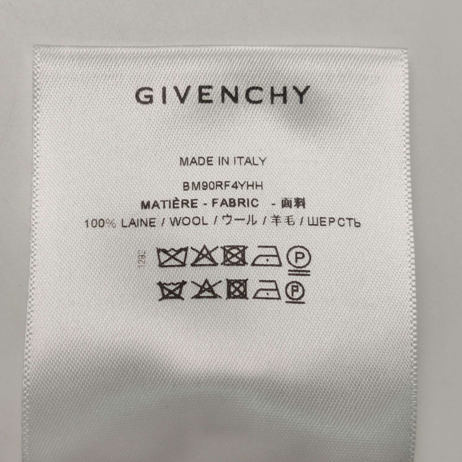 Givenchy Givenchy M Wool V-Neck Argyle Vest Size US L / EU 52-54 / 3 - 15 Thumbnail