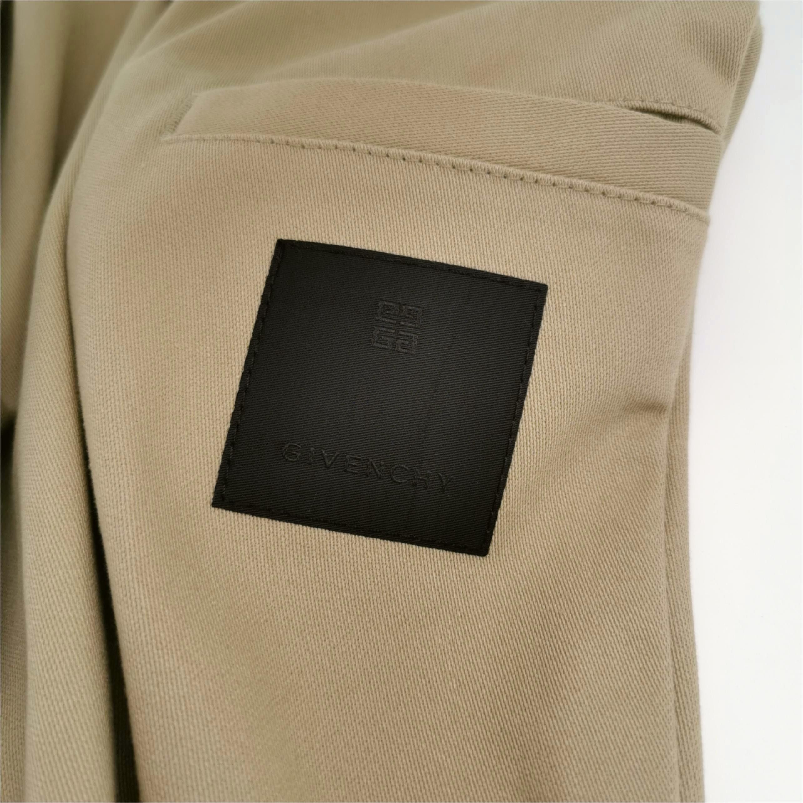 Givenchy Givenchy Beige Cotton Wide-Leg Pants L/48 Size US 27 - 5 Thumbnail